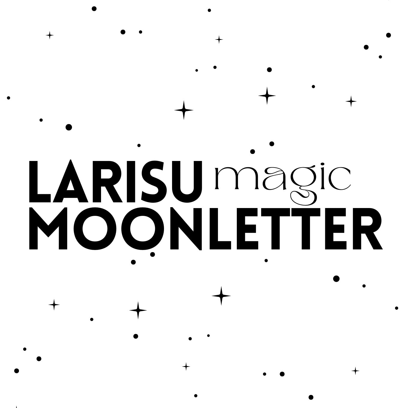 LARISU magic MOONLETTER