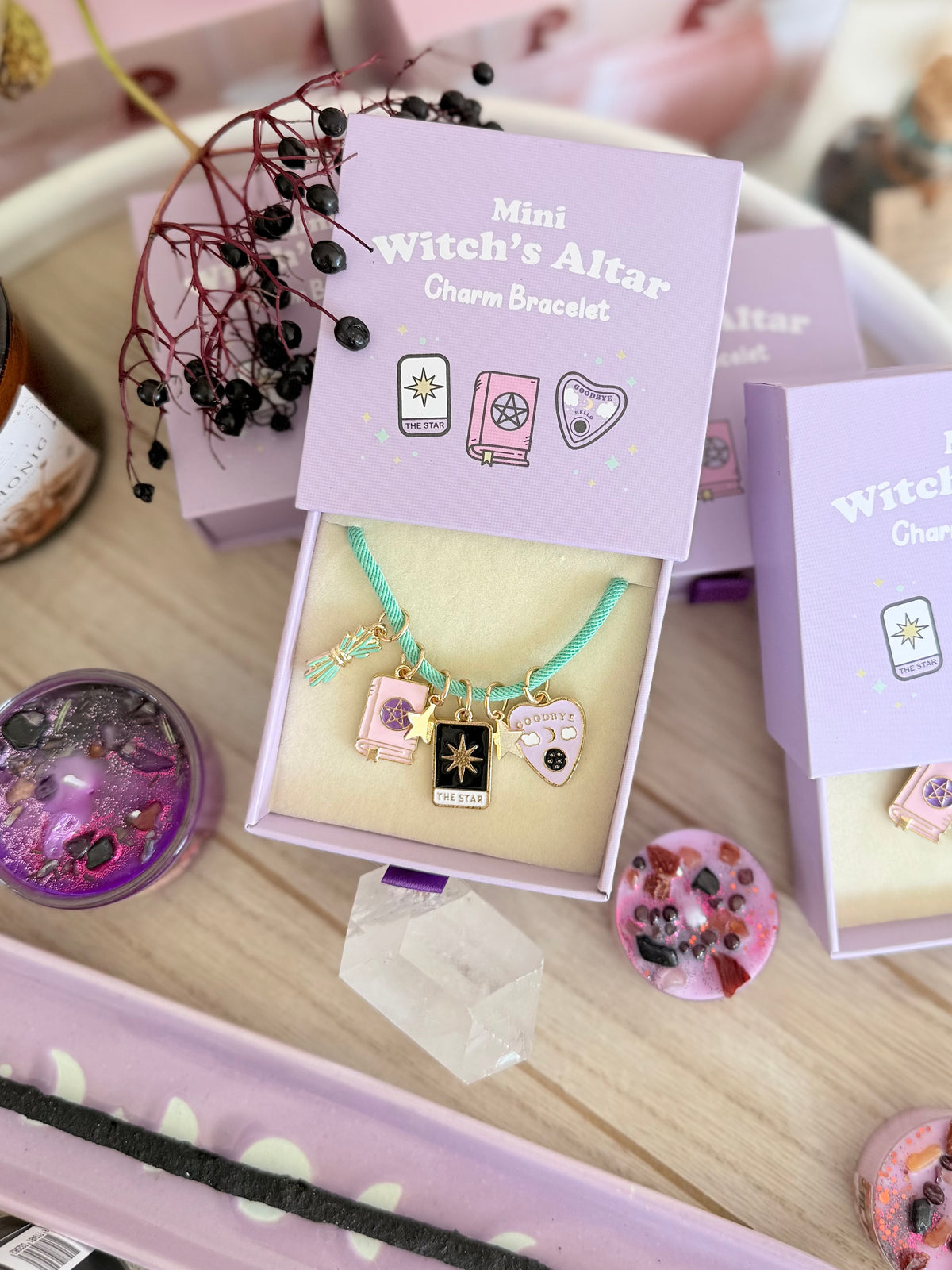 Armband mit witchy Anhängern