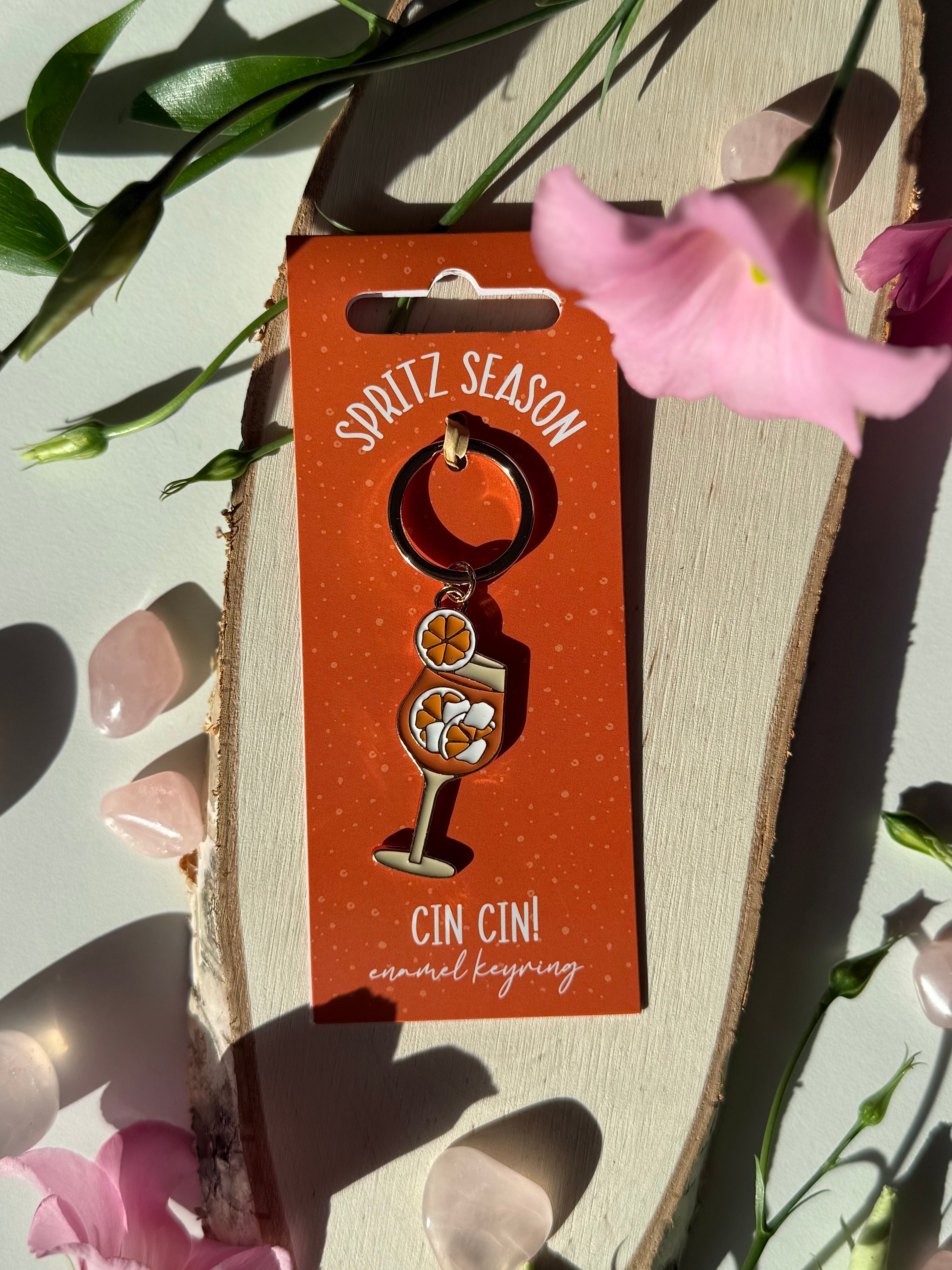 Schlüsselanhänger „Spritz Season – Cin Cin“
