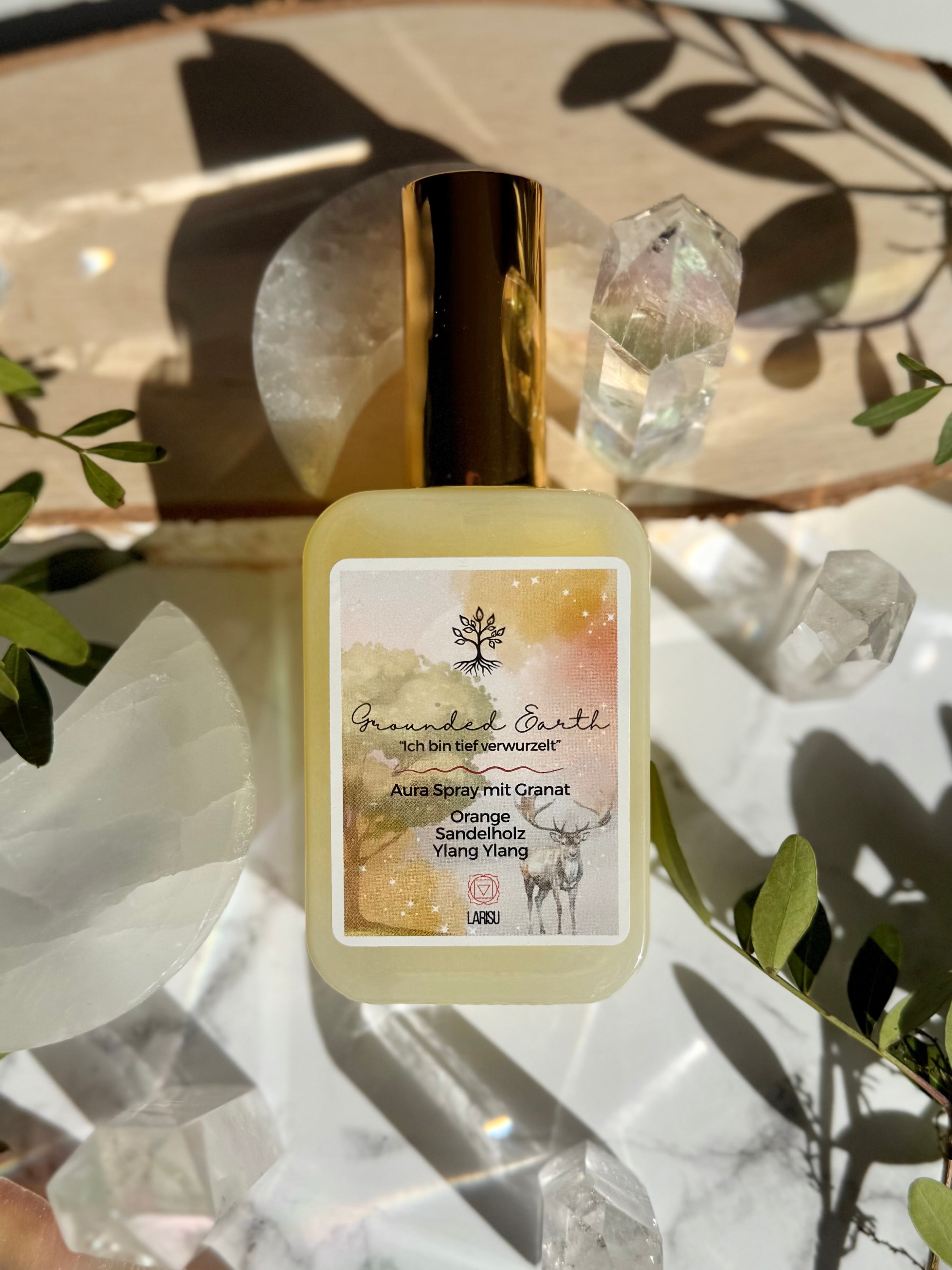 Aura Spray „Grounded Earth - Ich bin tief verwurzelt“