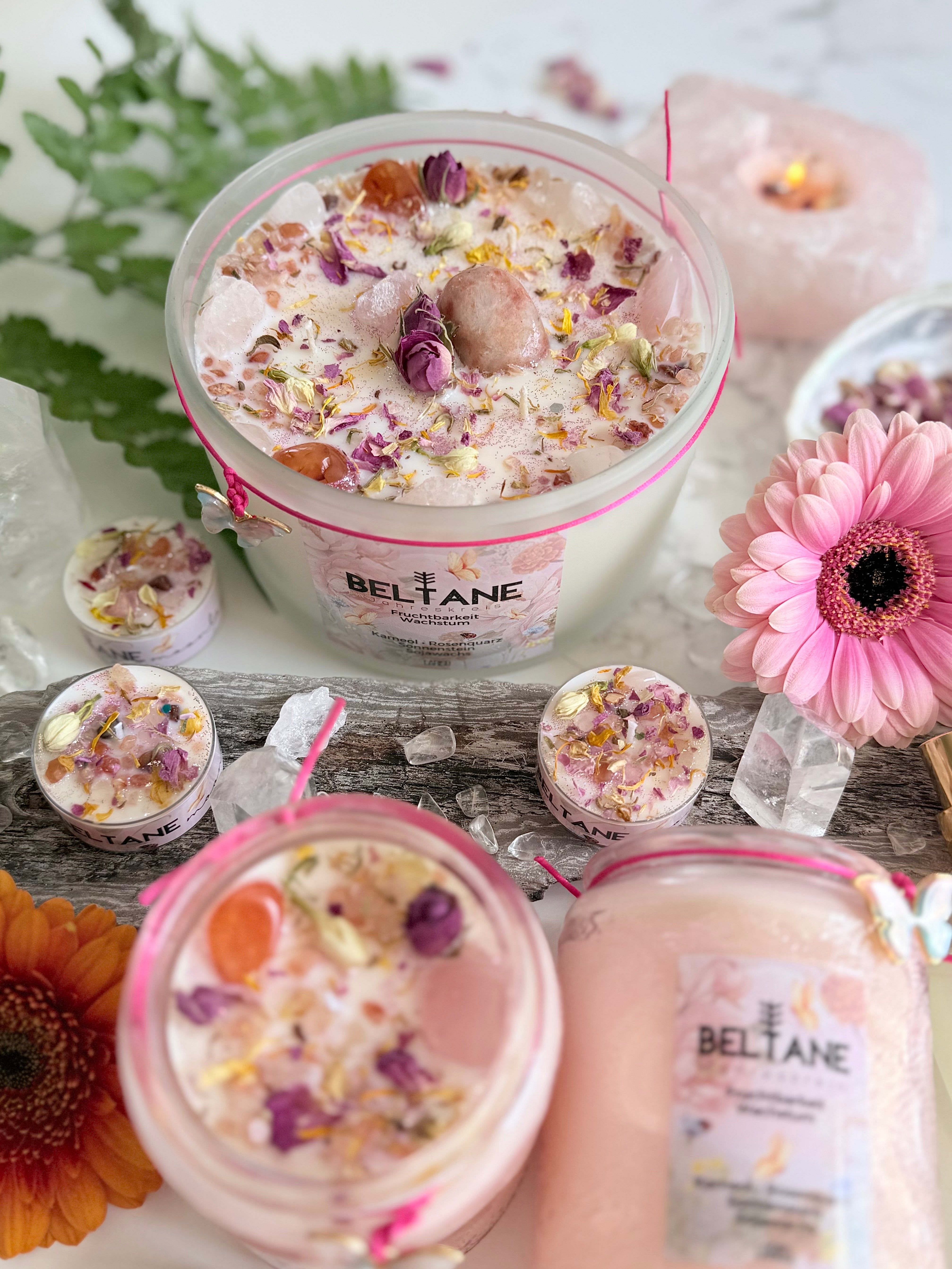 Beltane XL Kristallkerze, limitiert