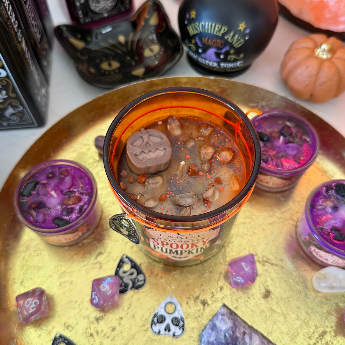 Halloween Kerze „SPOOKY PUMPKIN“