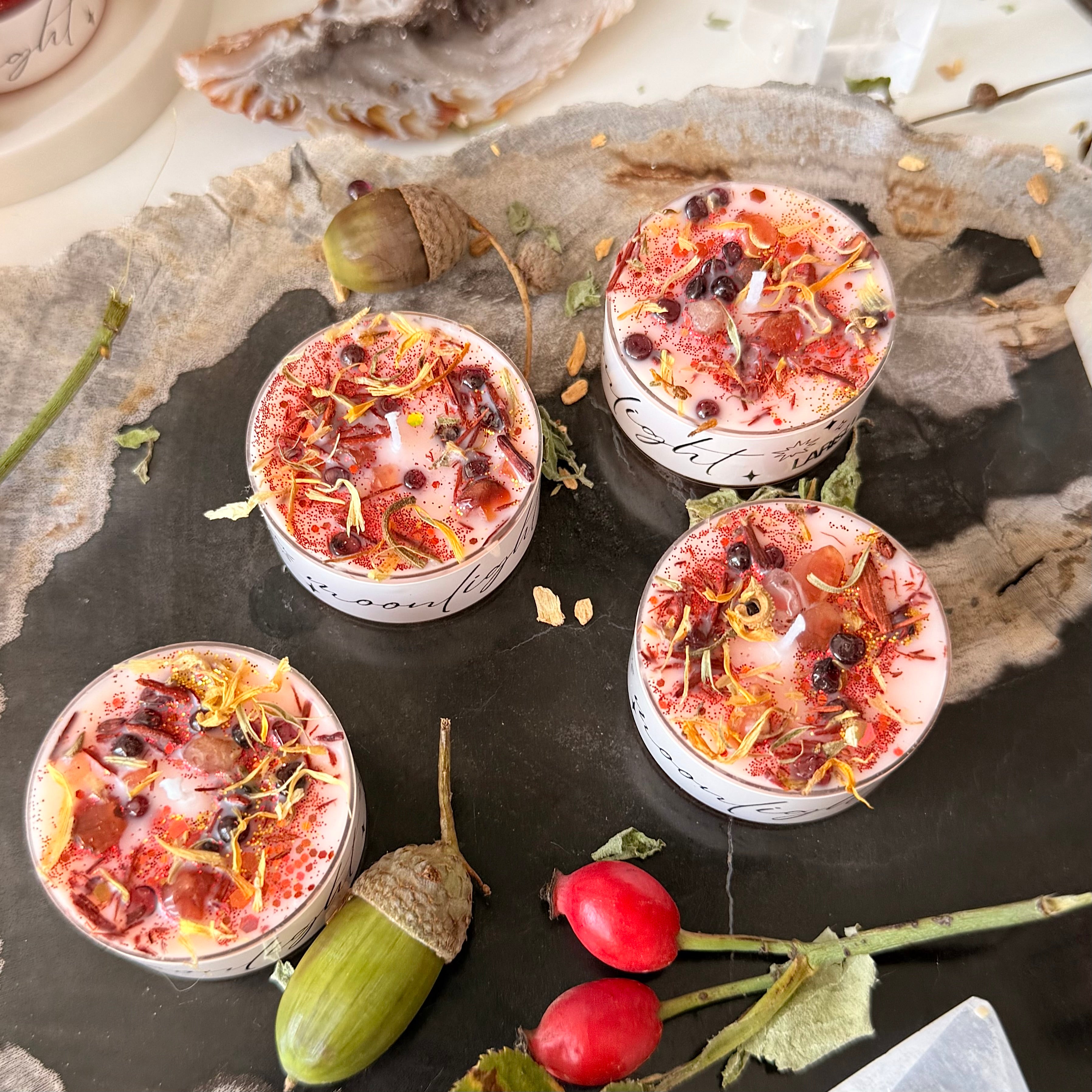 Herbstzauber Moonlights mit Granat & Karneol