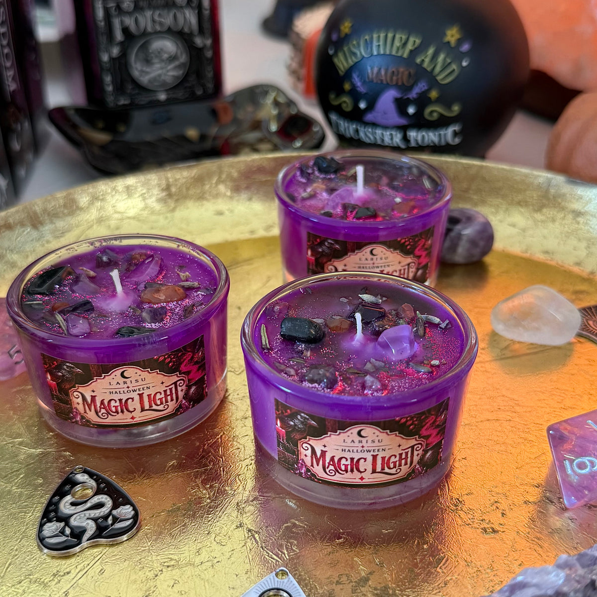 Halloween Magic Light Teelicht im Glas