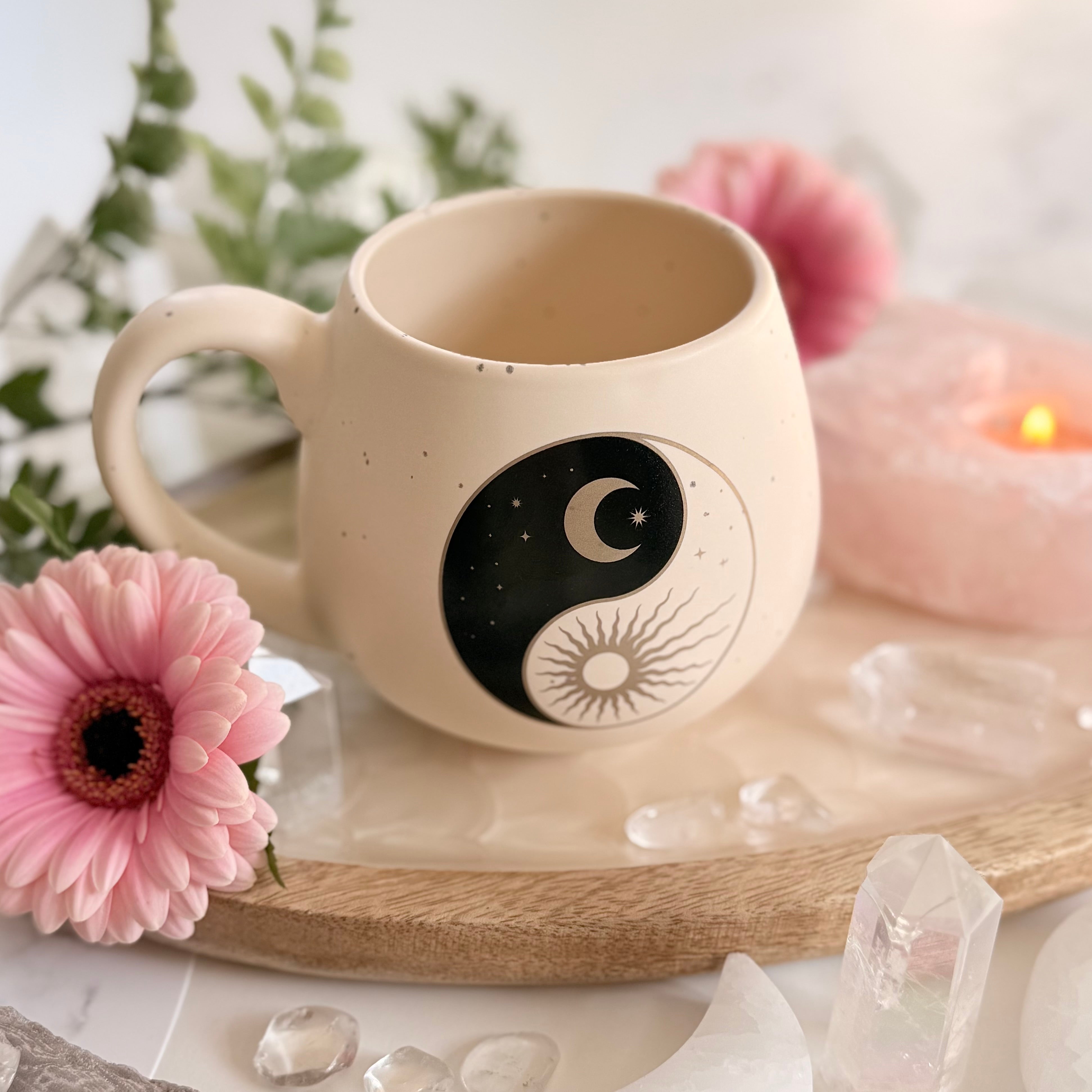 Keramik Becher Yin & Yang
