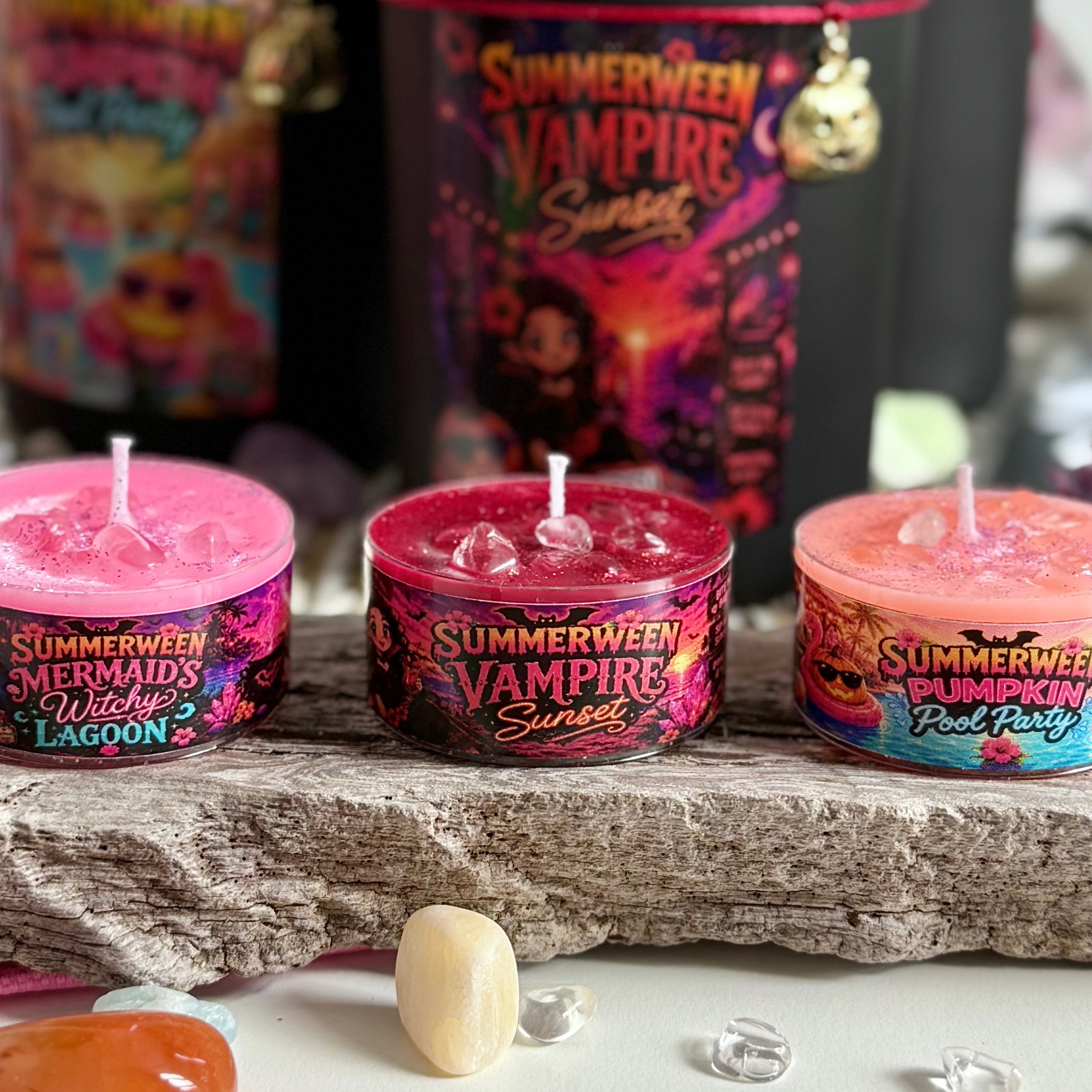 Summerween Moonlight Teelicht "Vampire Sunset", limitiert