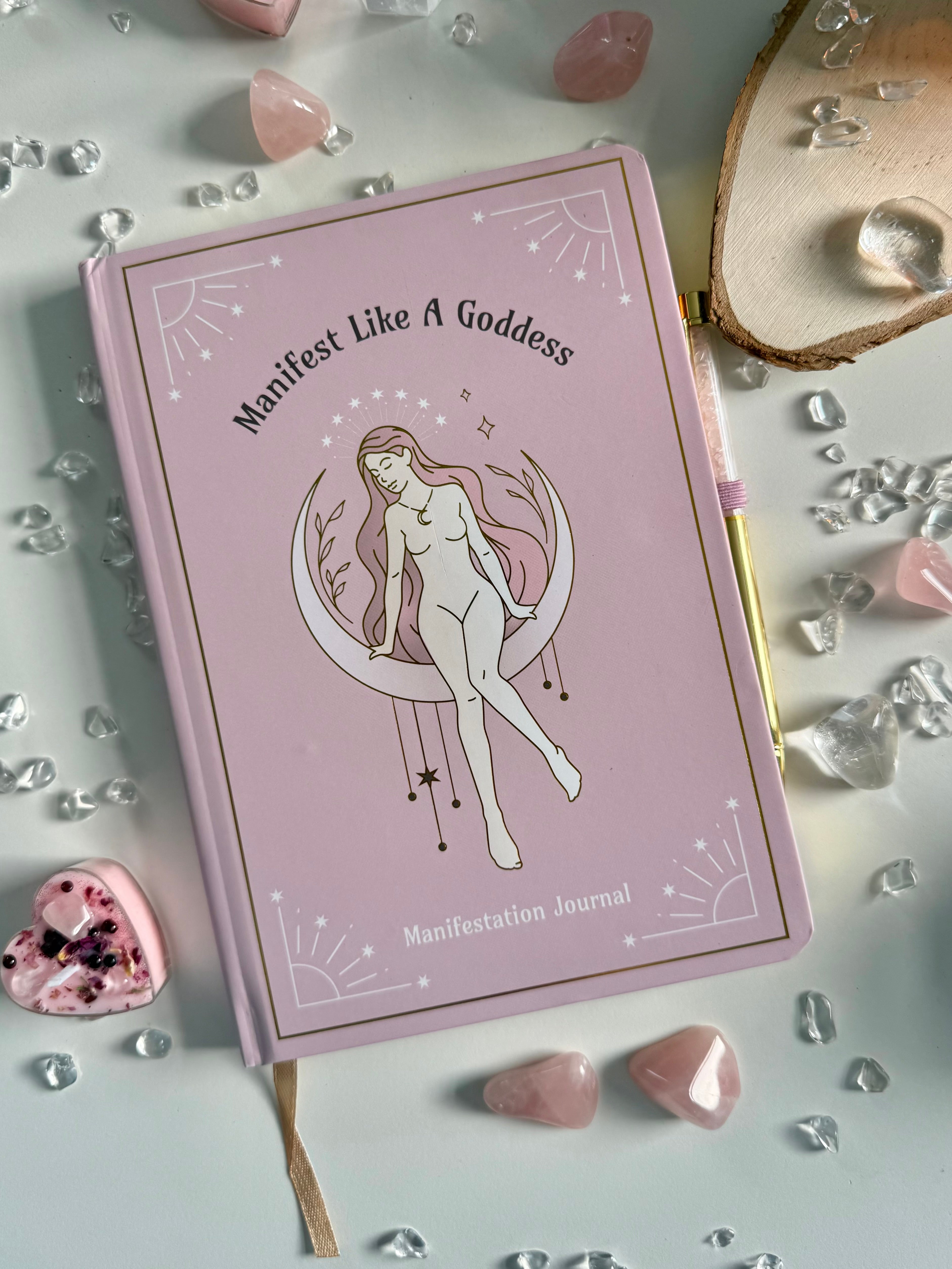 Journal Buch „Manifestieren wie eine Göttin“