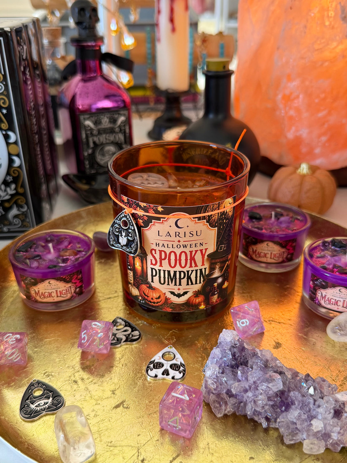 Halloween Kerze „SPOOKY PUMPKIN“