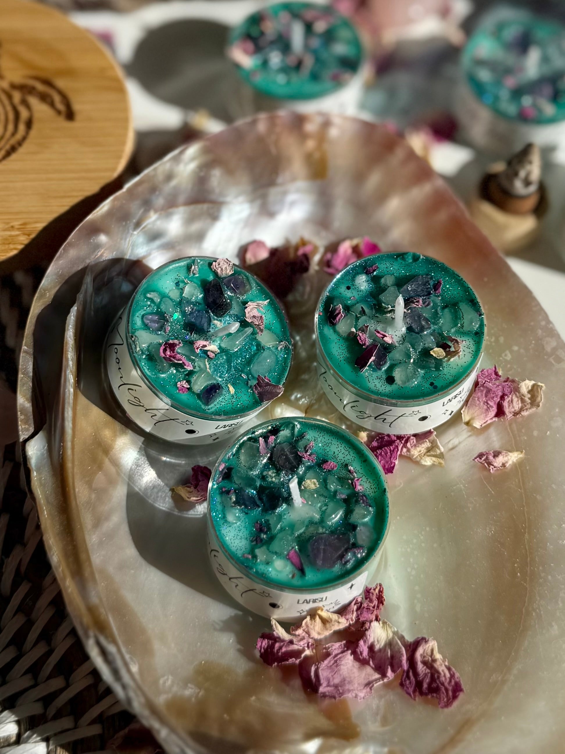 Neumond Moonlights Teelichter, März, limitiert