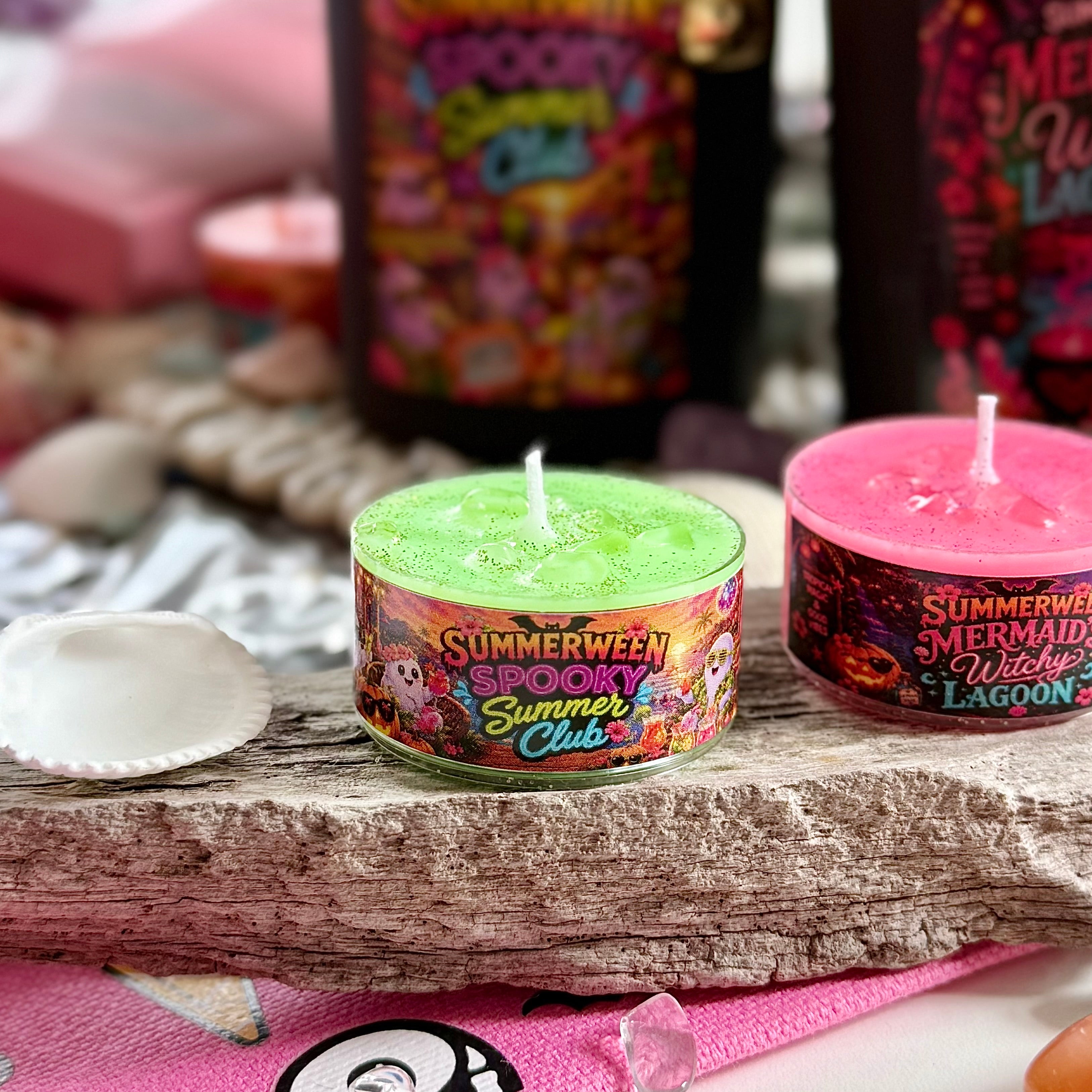 Summerween Moonlight Teelicht "Spooky Summer Club", limitiert