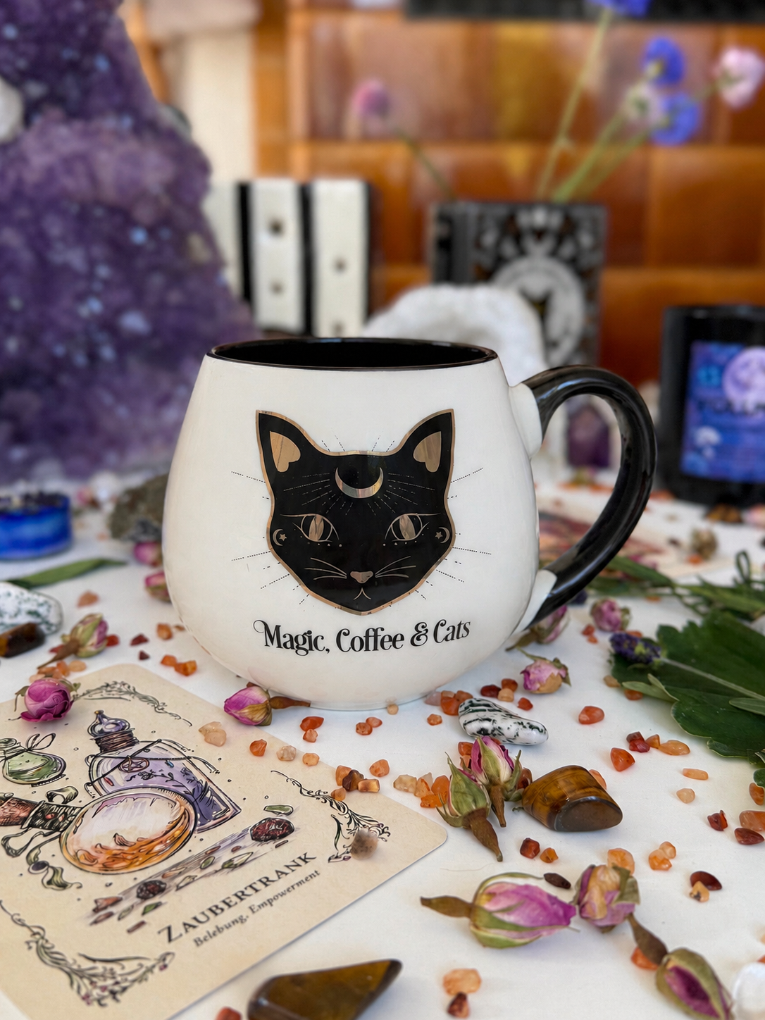Tasse „Magic, Coffee & Cats“