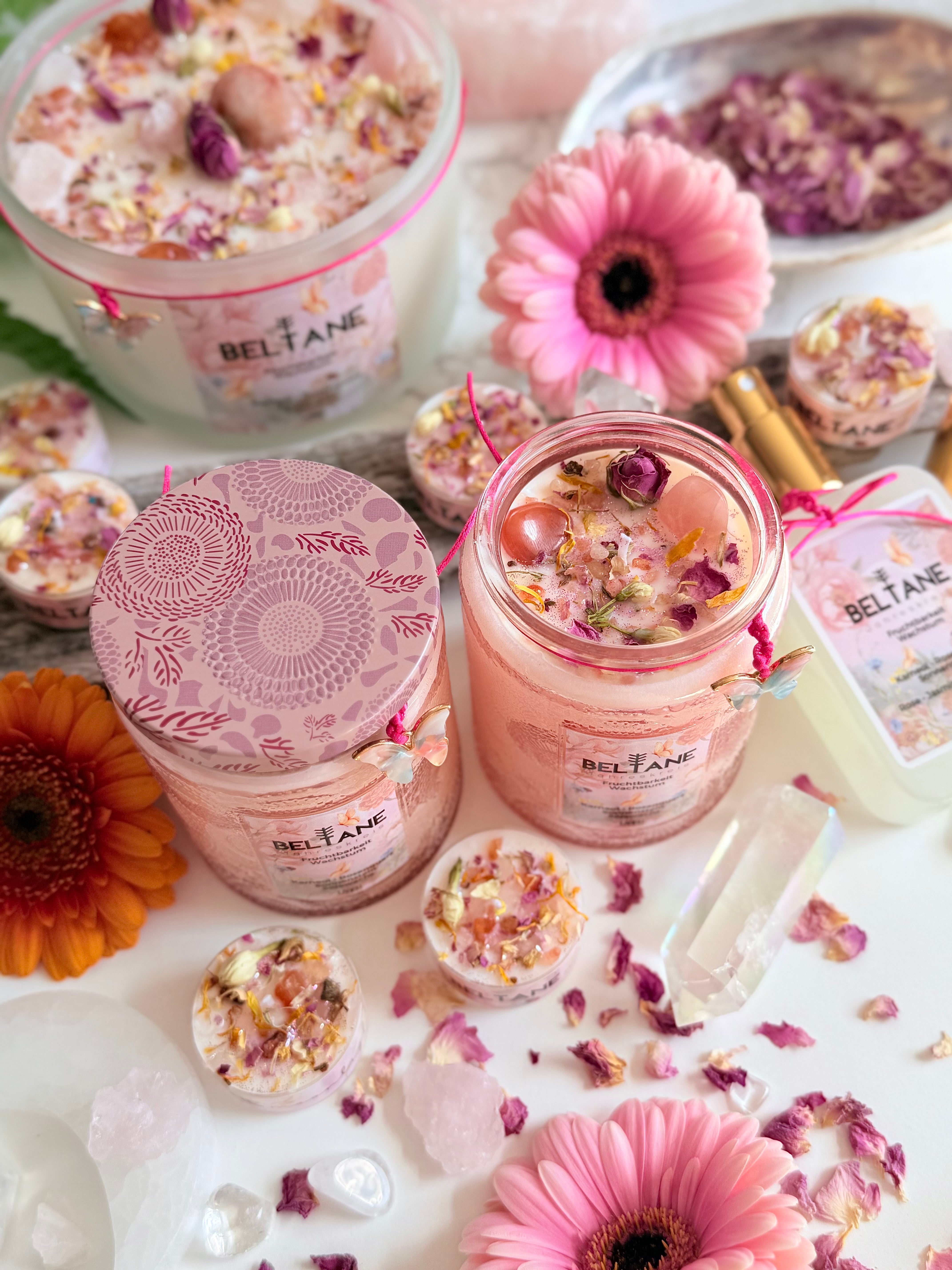 Beltane Kristallkerze, limitiert