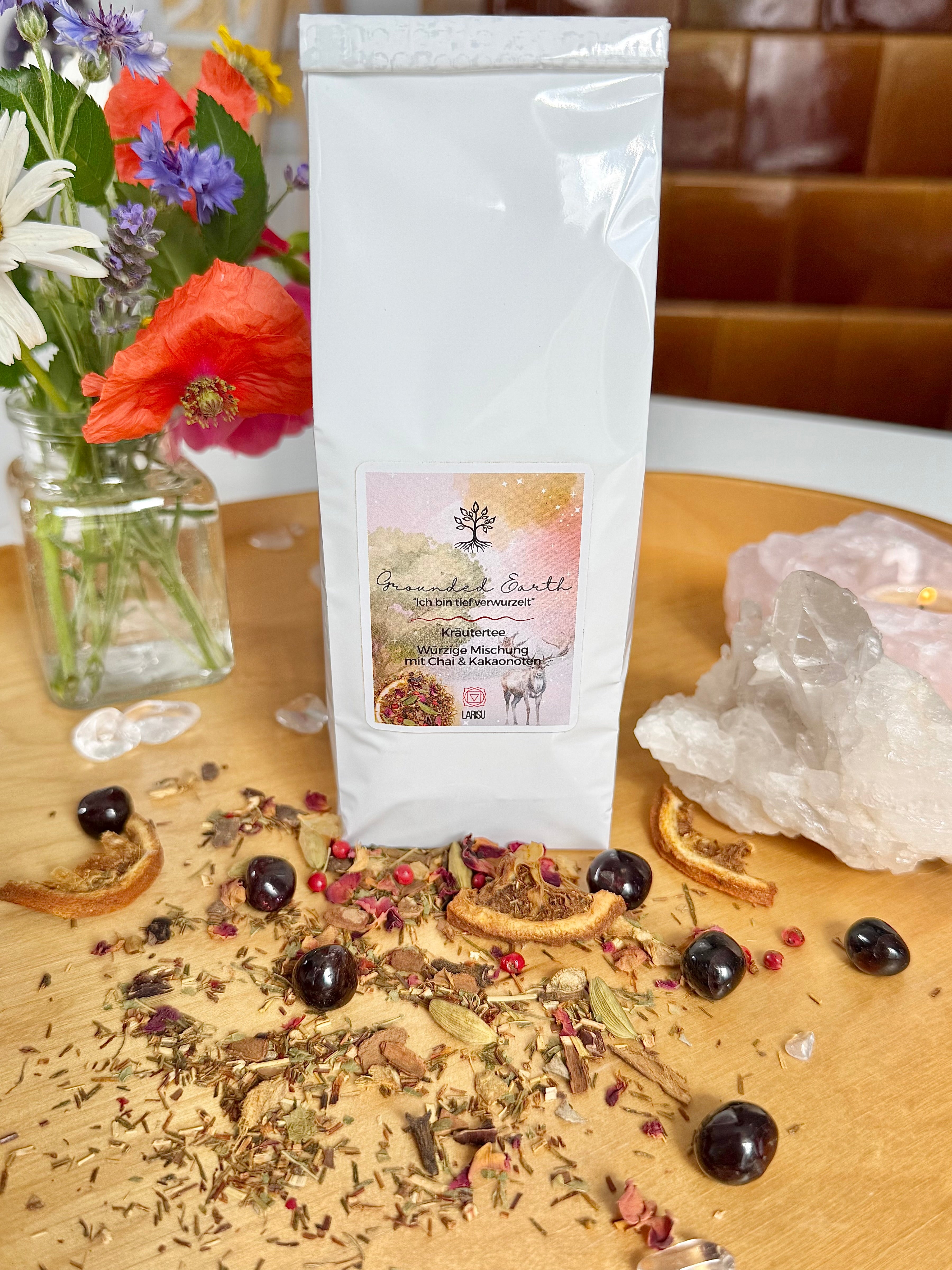 Kräutertee „GROUNDED EARTH - Ich bin tief verwurzelt“, 125g