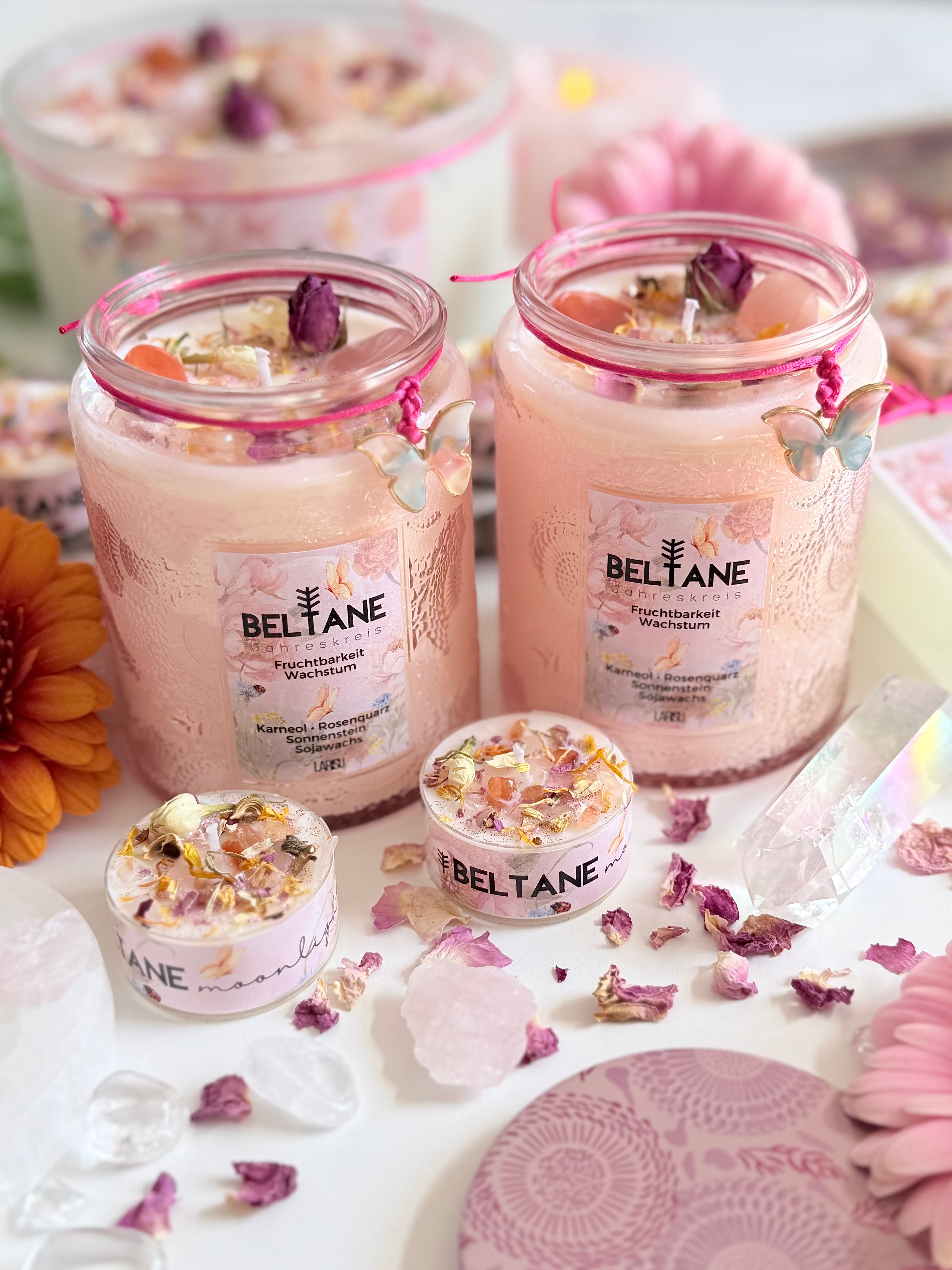 Beltane Kristallkerze, limitiert