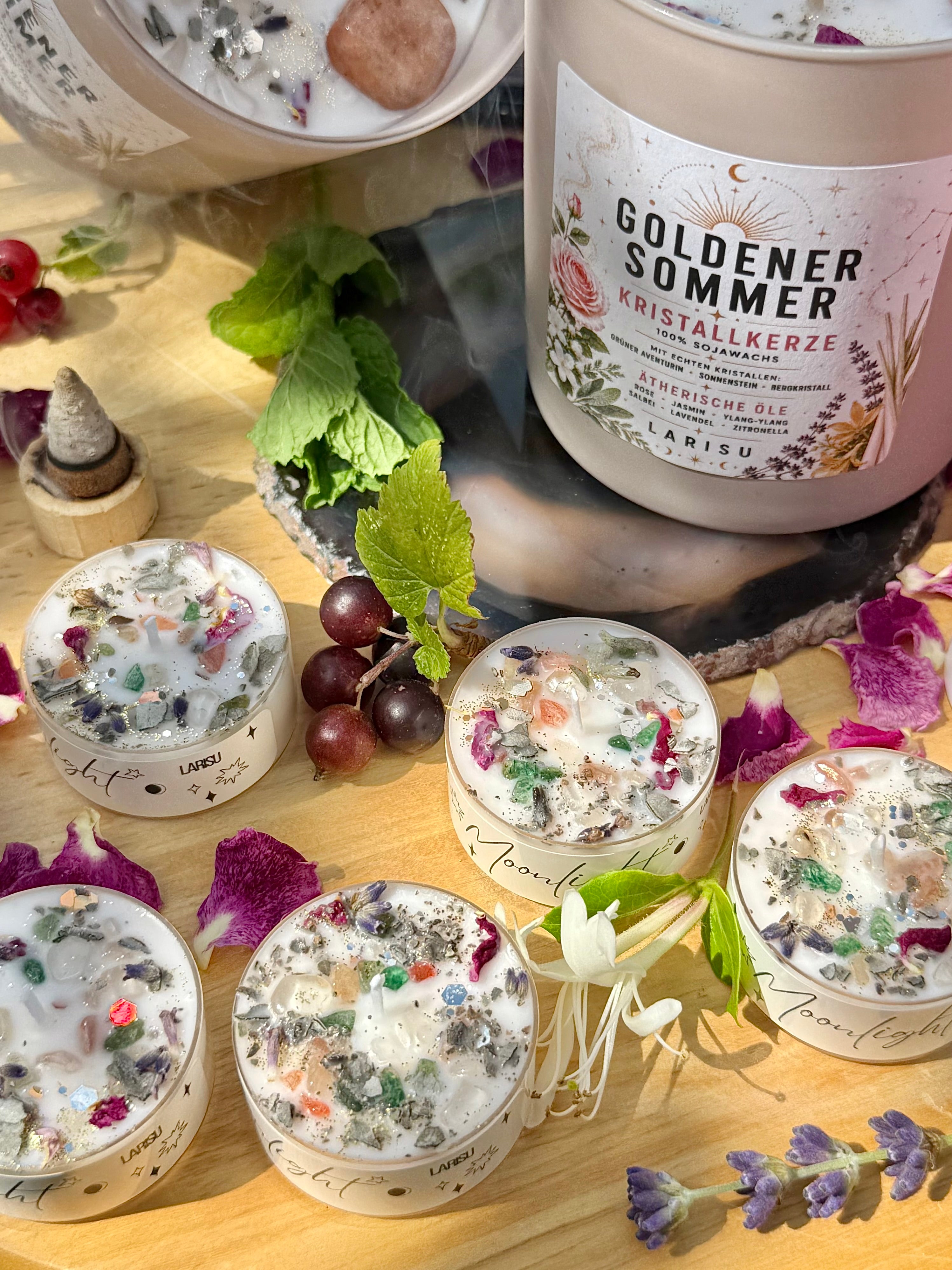 Moonlight Teelicht „Goldener Sommer“, limitiert