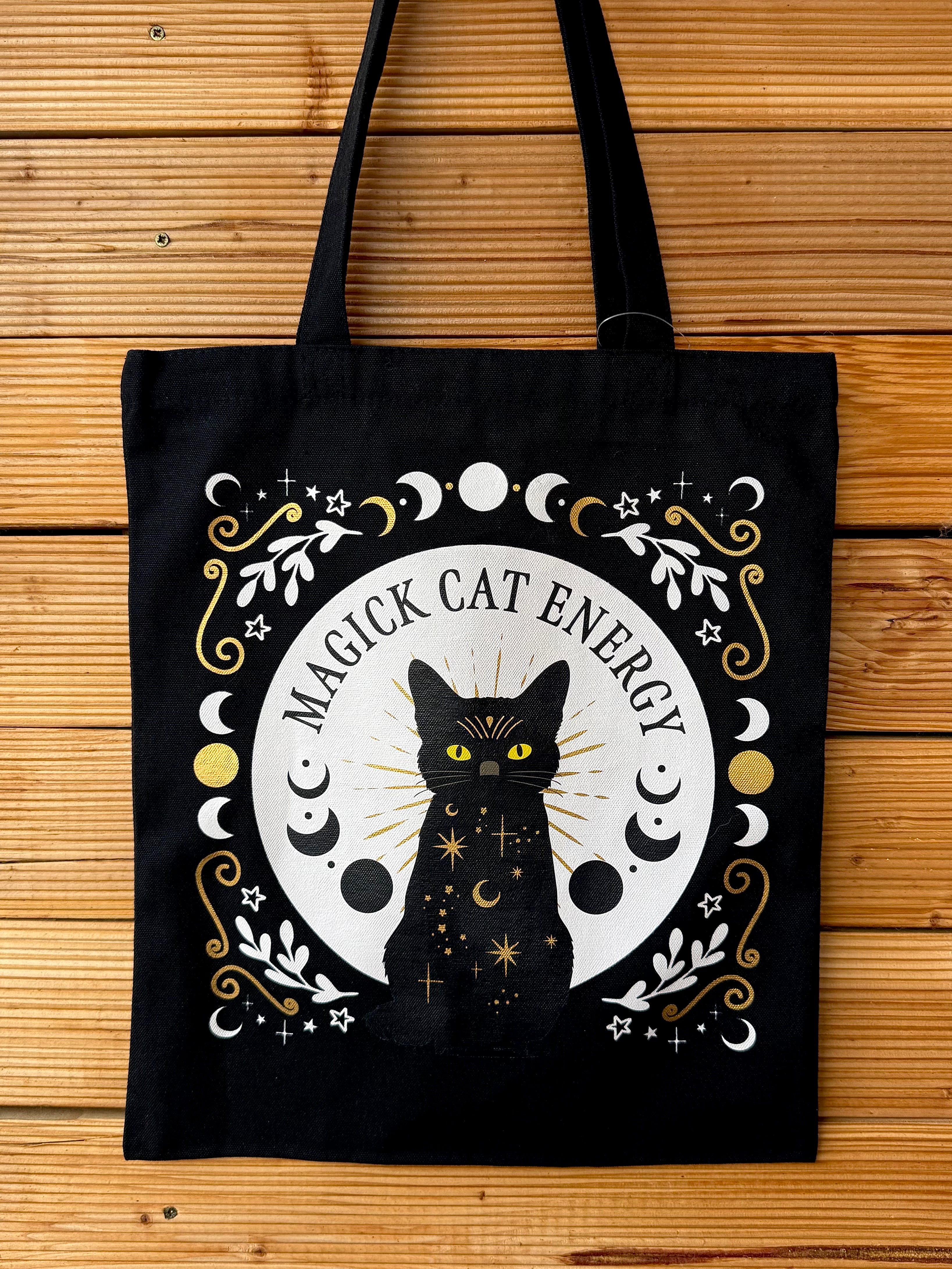 Tragetasche Black Magick Cat Energy
