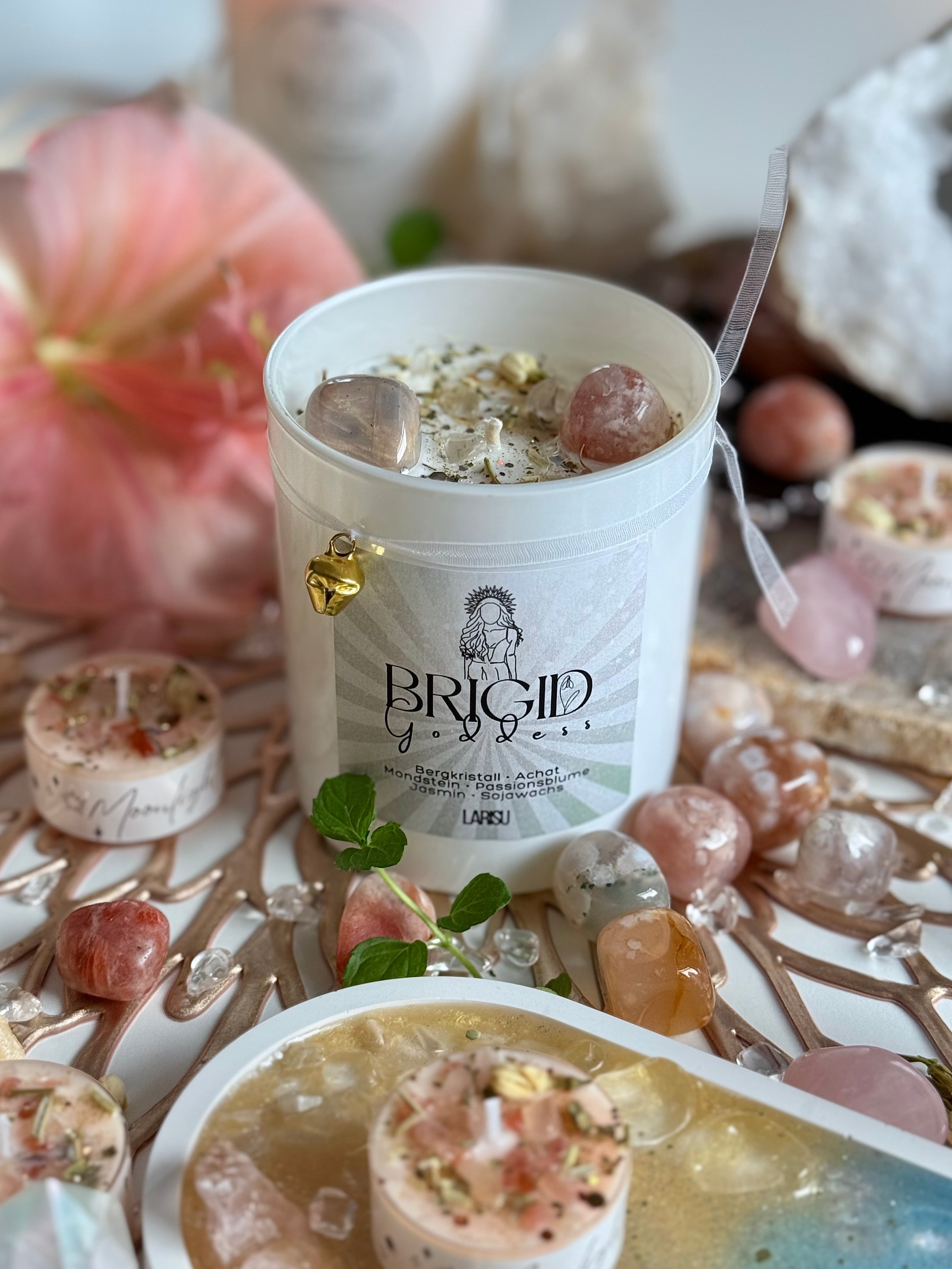 Brigid Goddess Imbolc Kristallkerze, limitiert