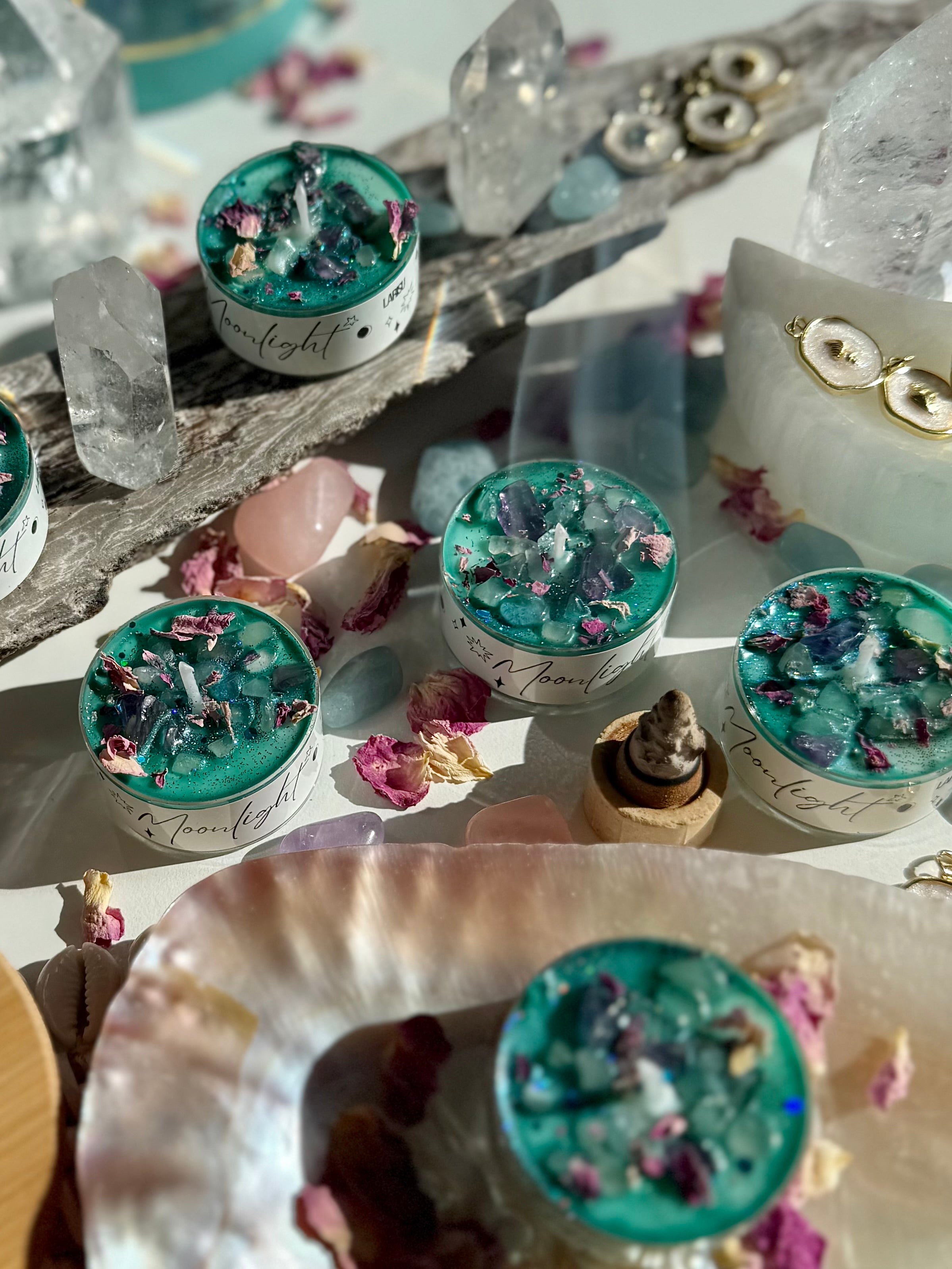 Neumond Moonlights Teelichter, März, limitiert