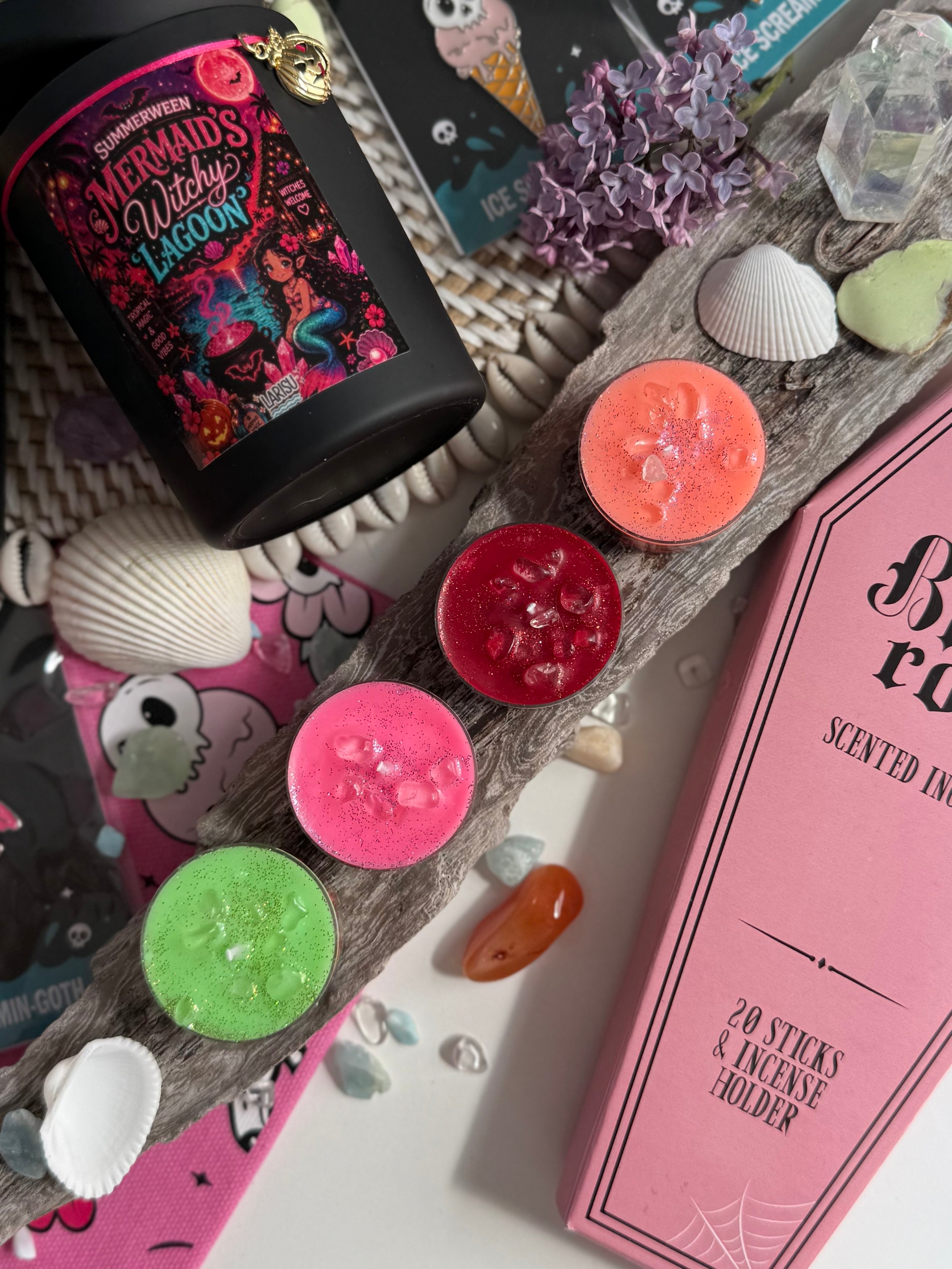 Summerween Moonlight Teelicht 4er Set, limitiert