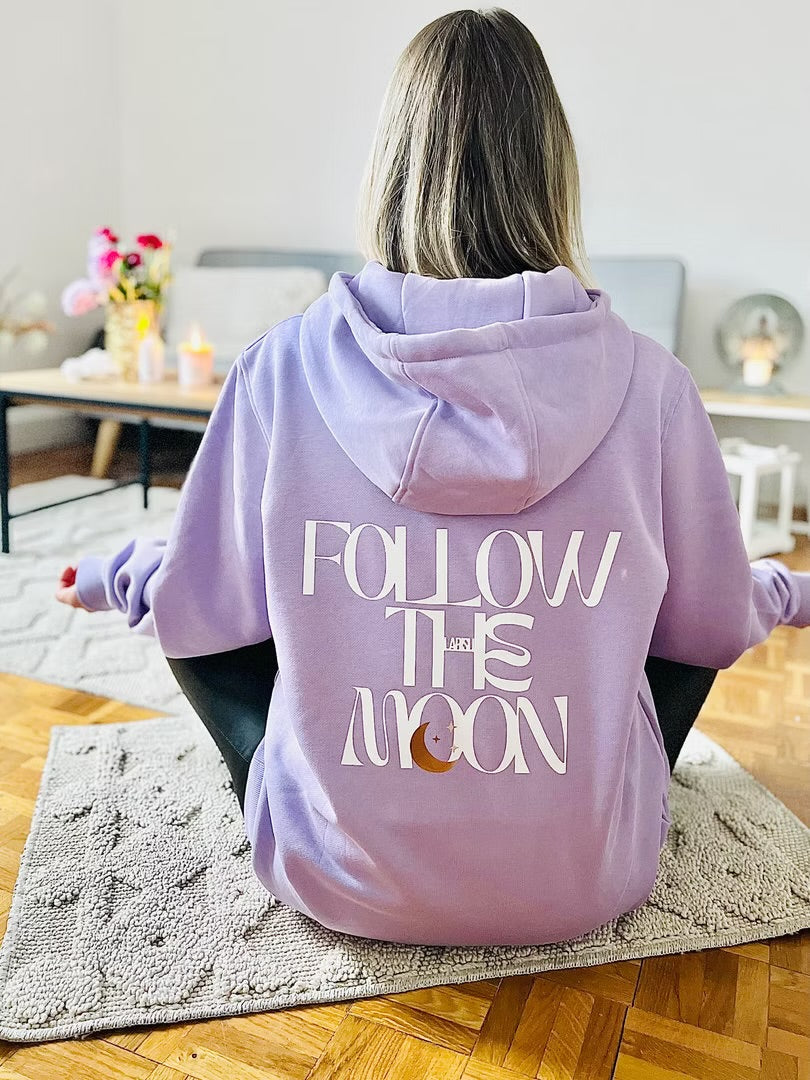 FOLLOW THE MOON hoddie, limitiert