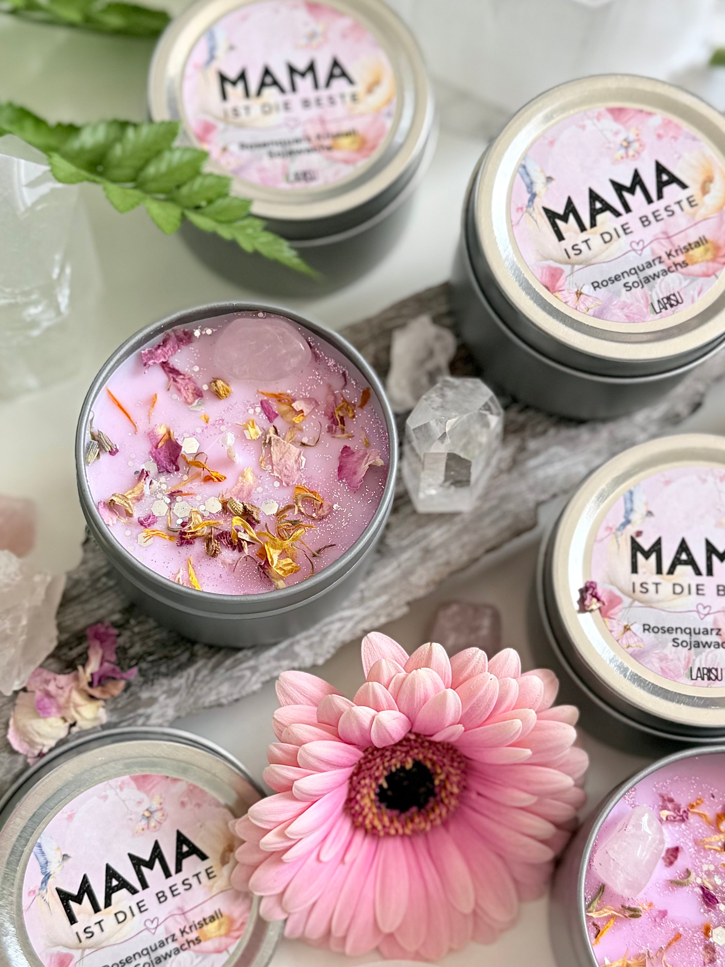 Kristallkerze „Mama ist die Beste“, limitiert