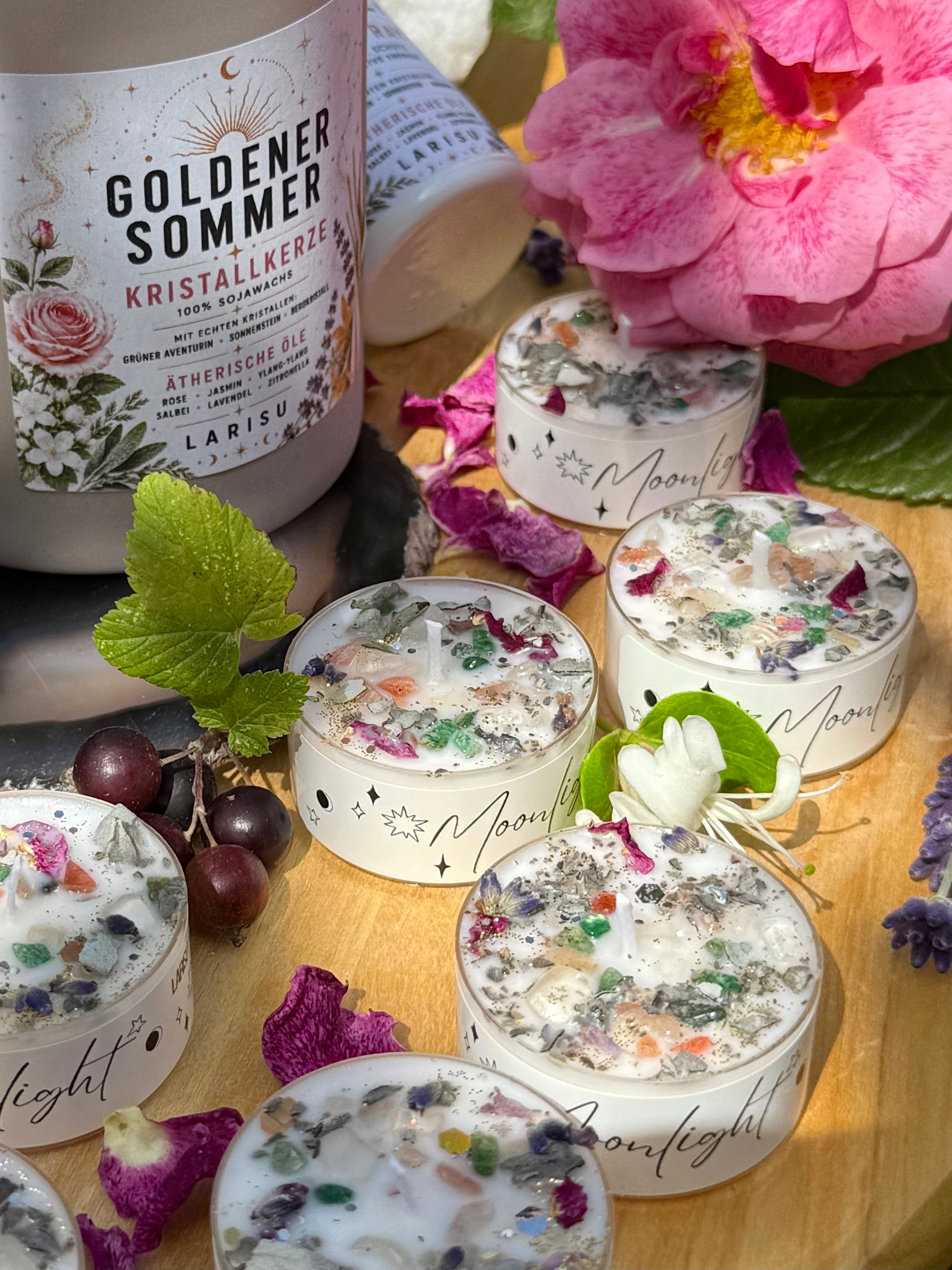 Moonlight Teelicht „Goldener Sommer“, limitiert