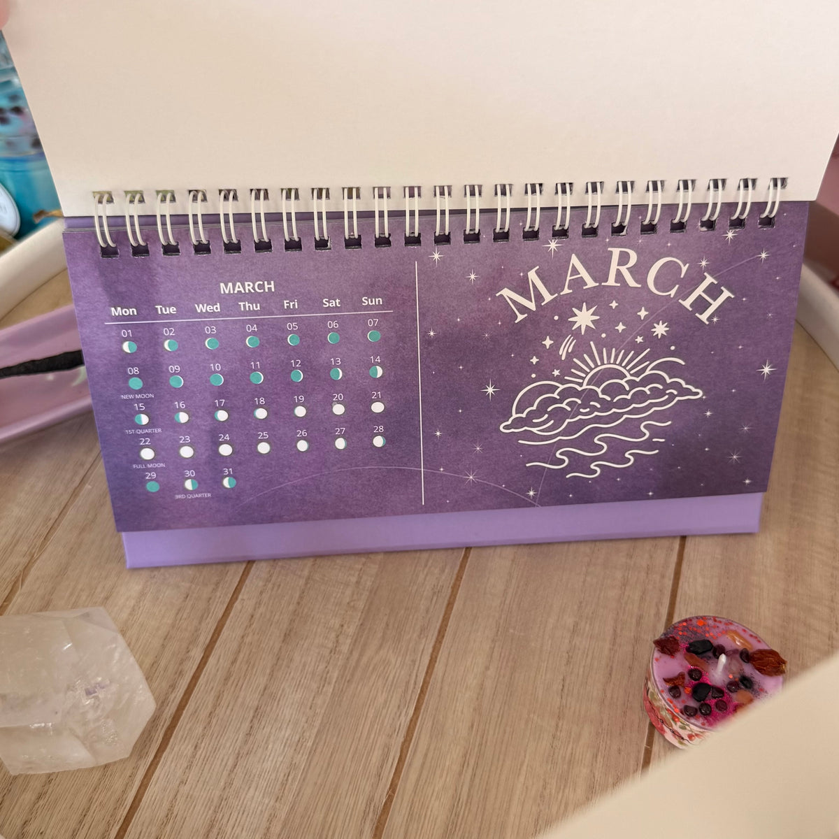 Tischkalender 2027 „Mondphasen“