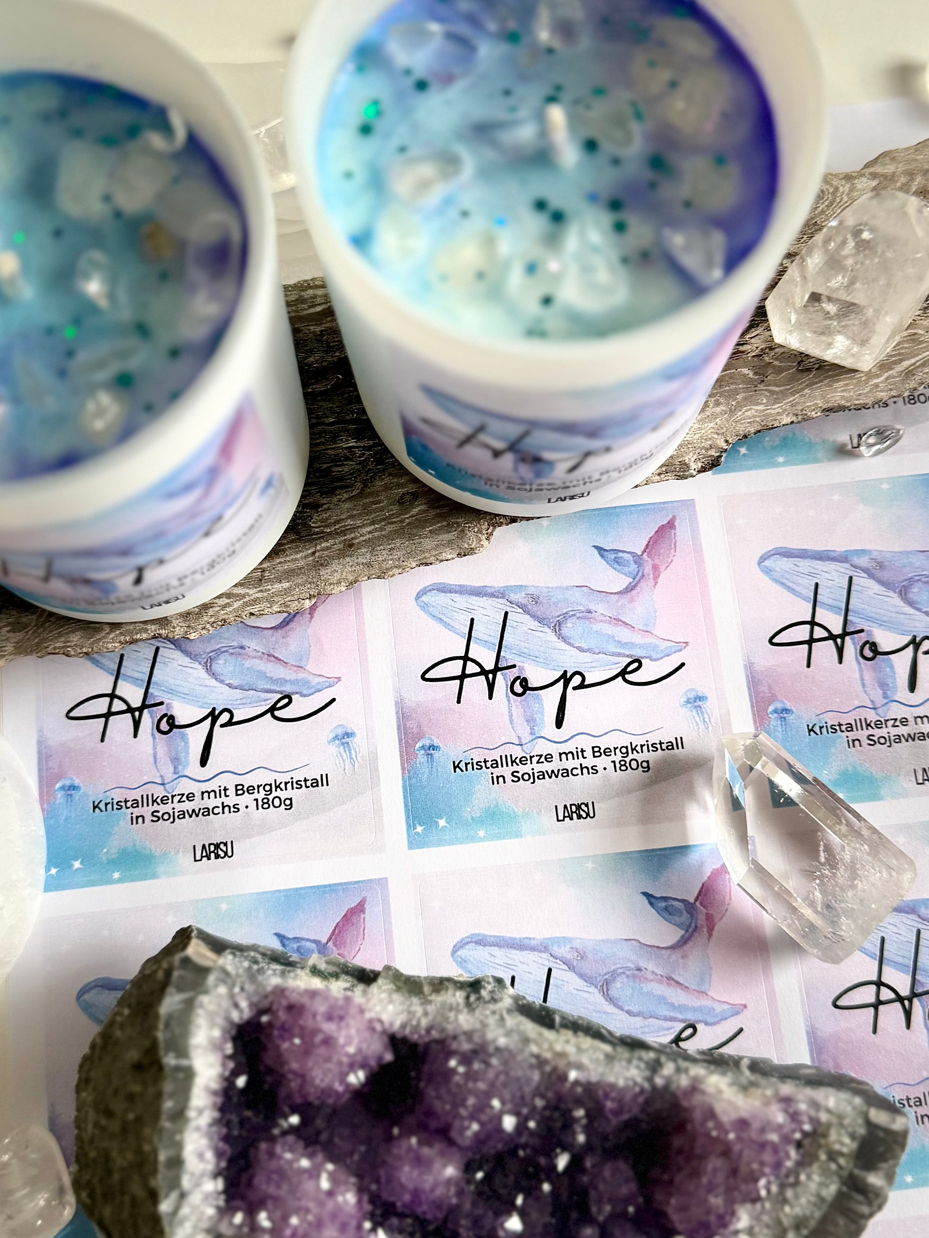 HOPE Kristallkerze, 5€ an den Tierschutz