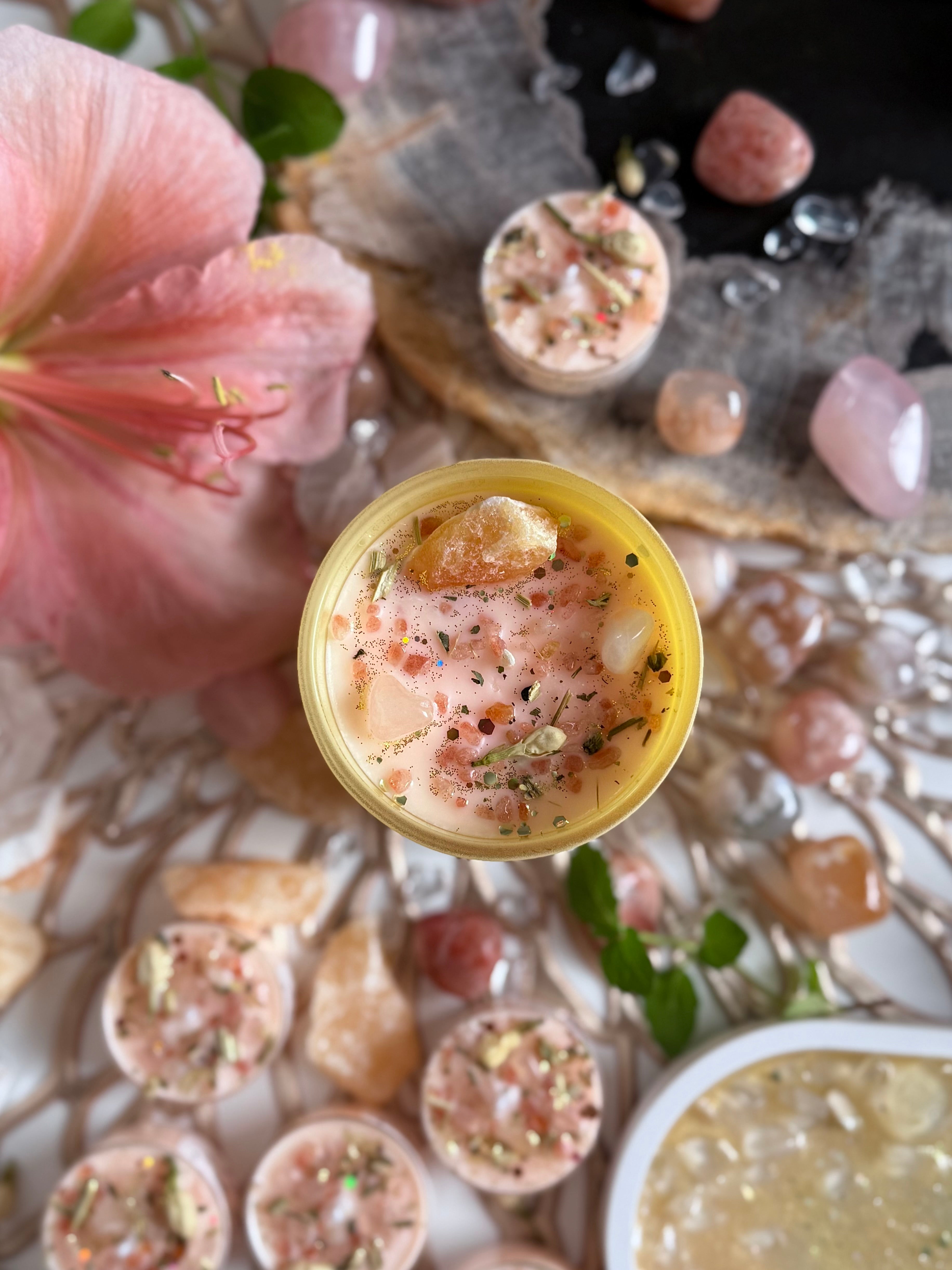 Imbolc Kristallkerze, limitiert