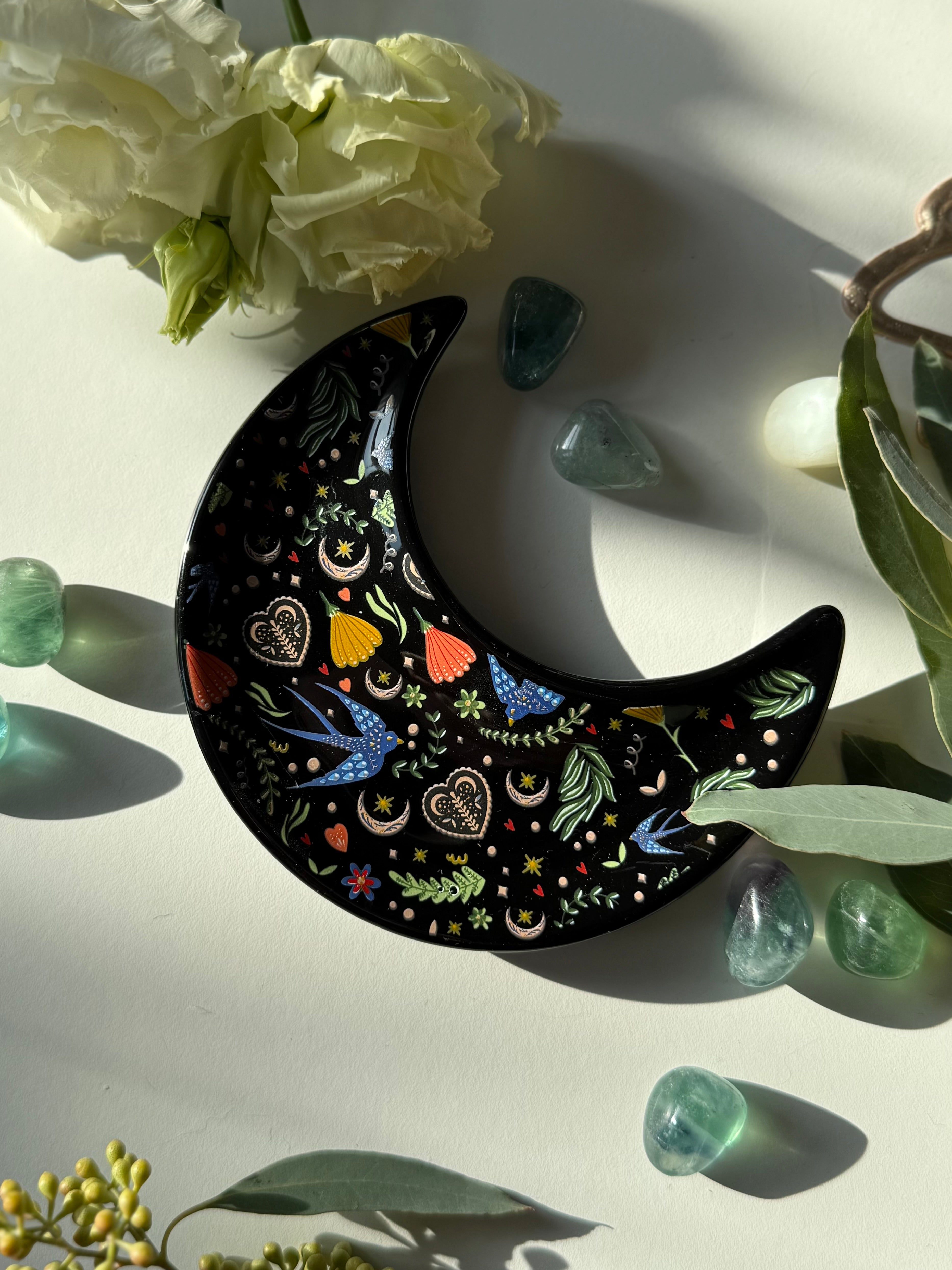 Schmuckschale „Mitternachtsmond“