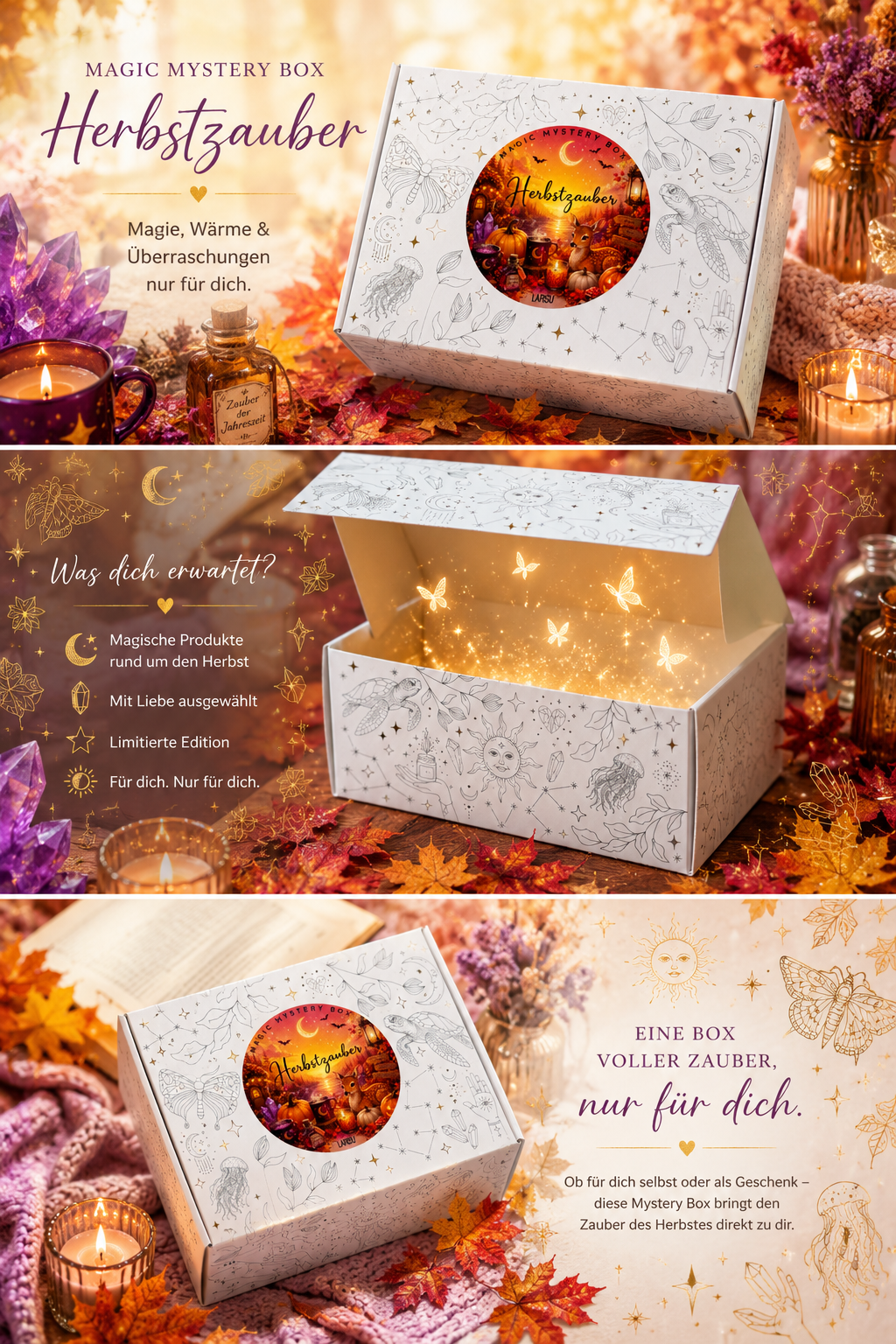 Vorbestellung Magic Mystery Box „Herbstzauber“, Versand: Anfang September