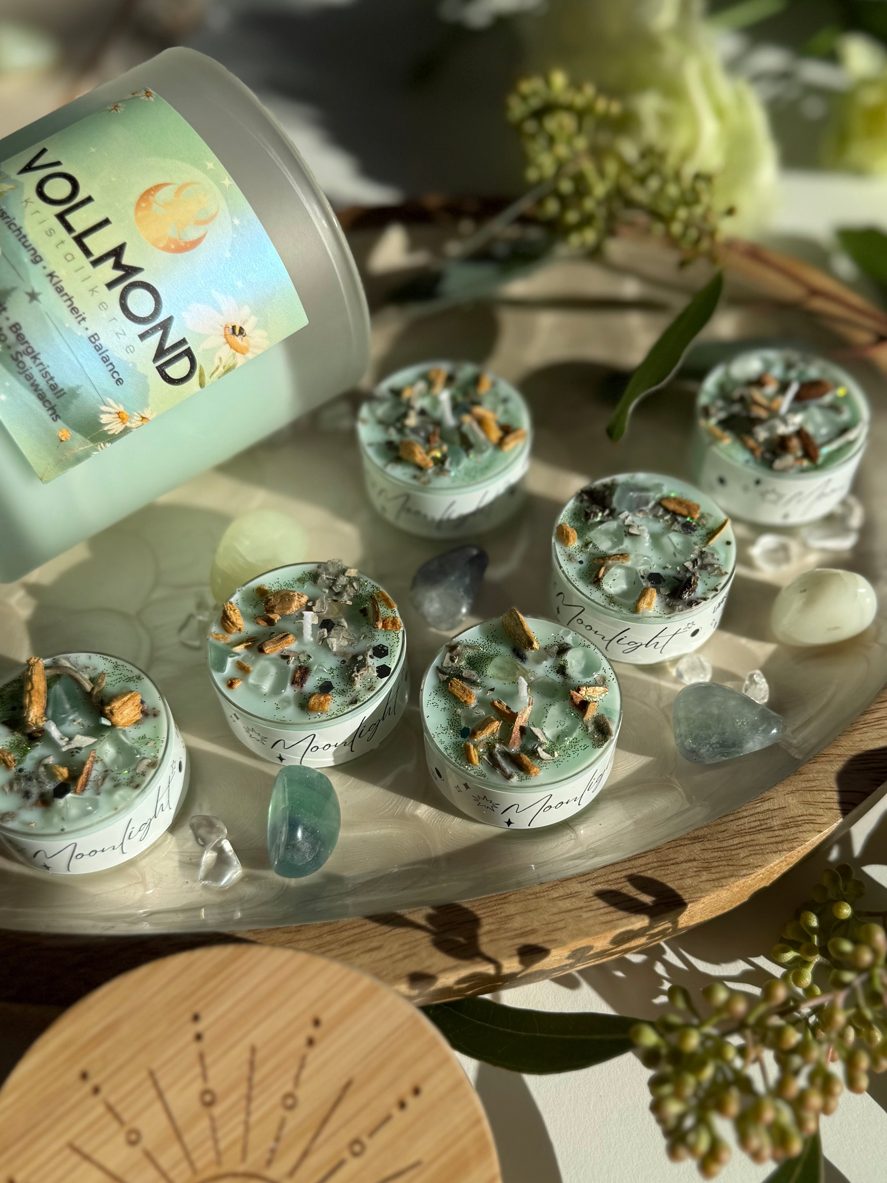 Vollmond Moonlight Teelicht, März, limitiert