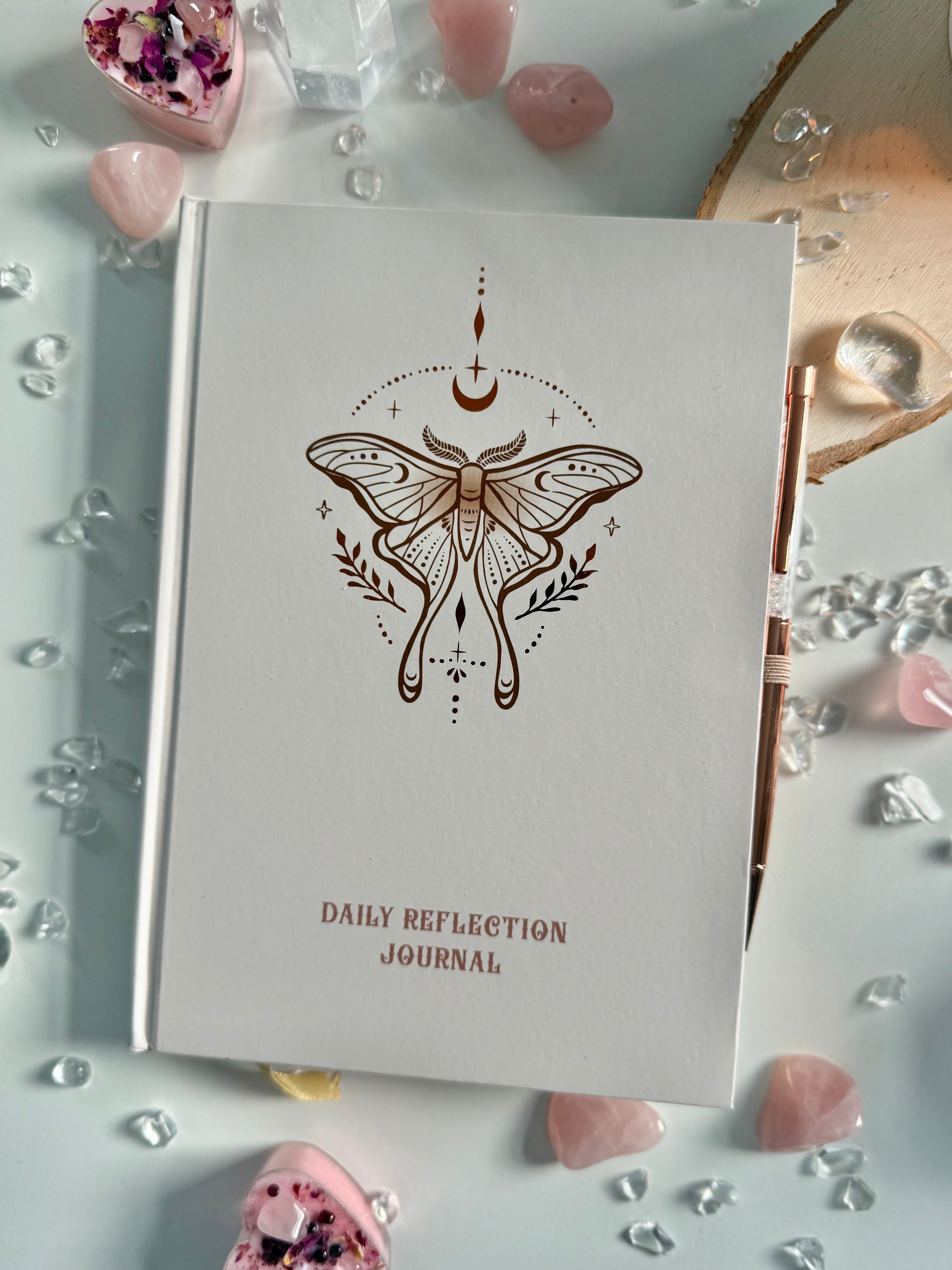 Journal Buch „Mond Motte“