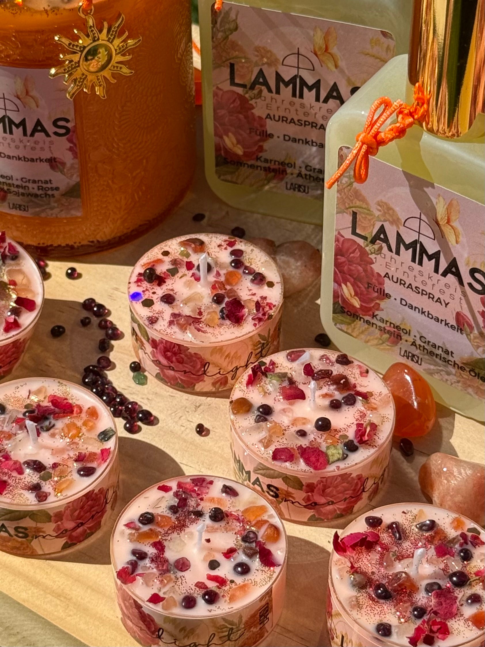 Moonlight Teelicht Jahreskreisfest Lammas Lughnasadh, limitiert