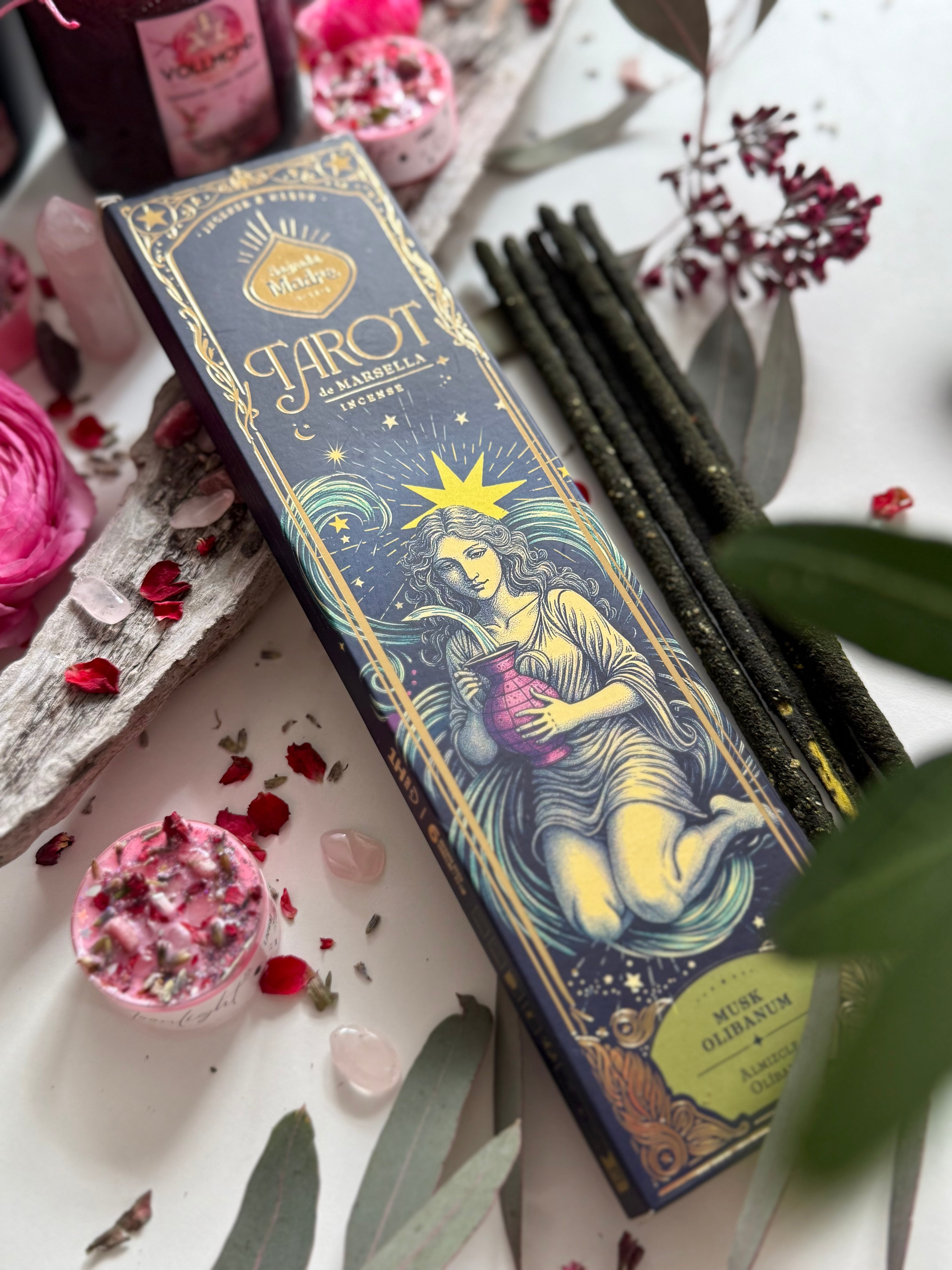 Räucherstäbchen Tarot von Marseille •  Moschus und Olibanum - Heilige Mutter