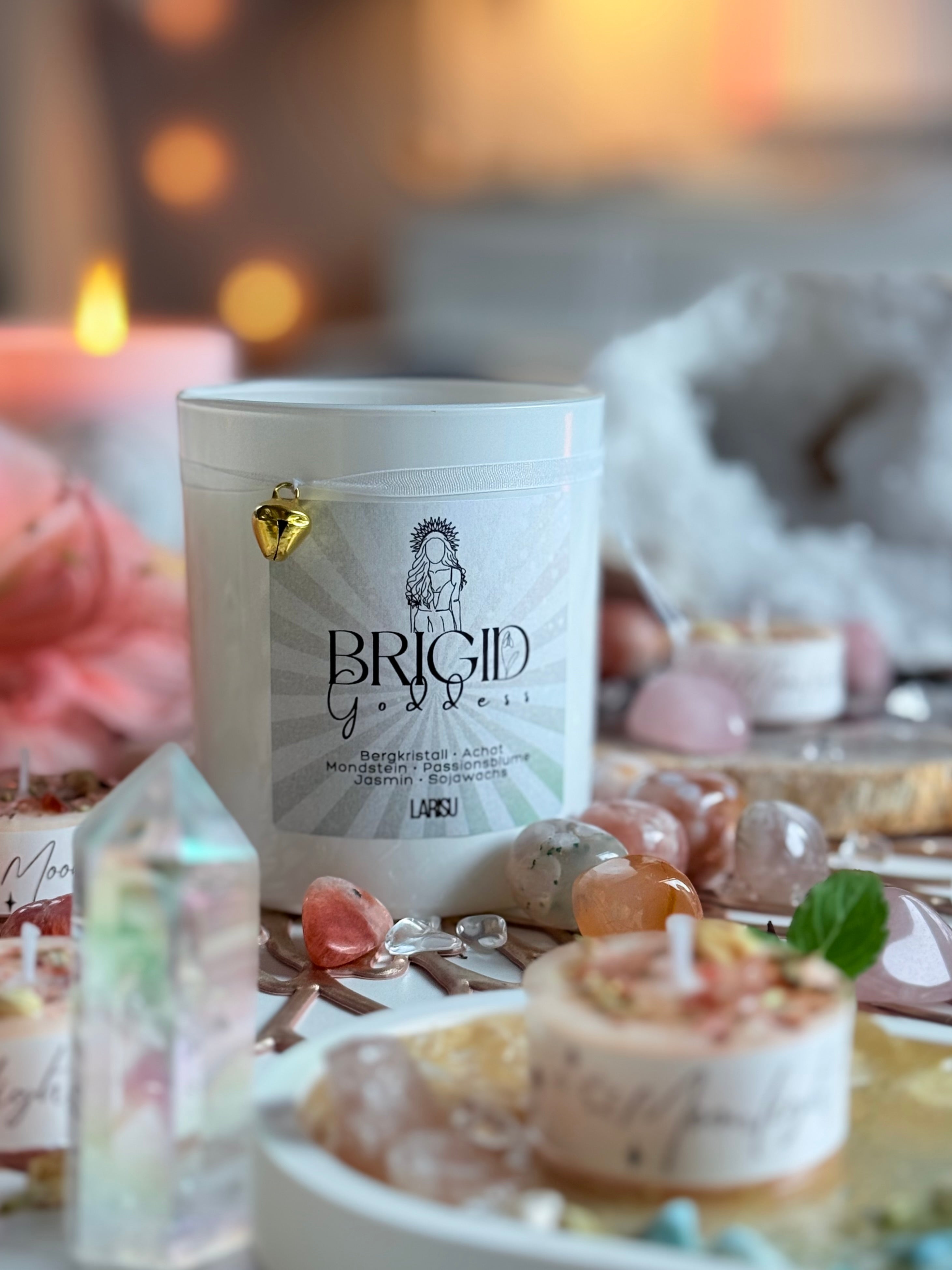 Brigid Goddess Imbolc Kristallkerze, limitiert