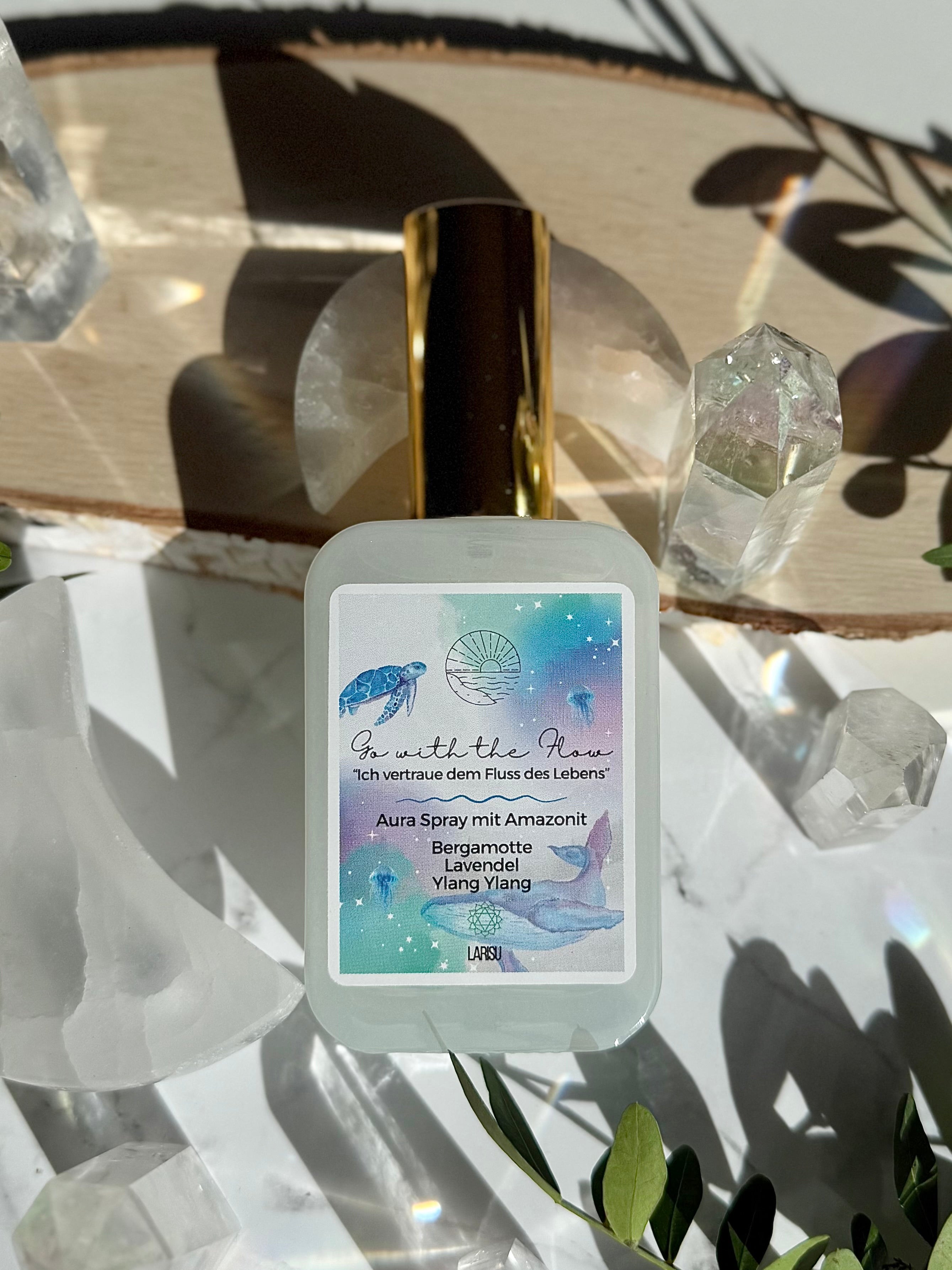Aura Spray „Go with the Flow - Ich vertraue dem Fluss des Lebens“