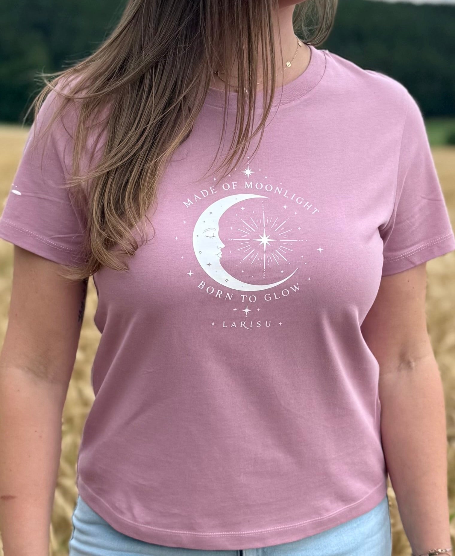 Shirt Rosé "MADE OF MOONLIGHT, BORN TO GLOW"