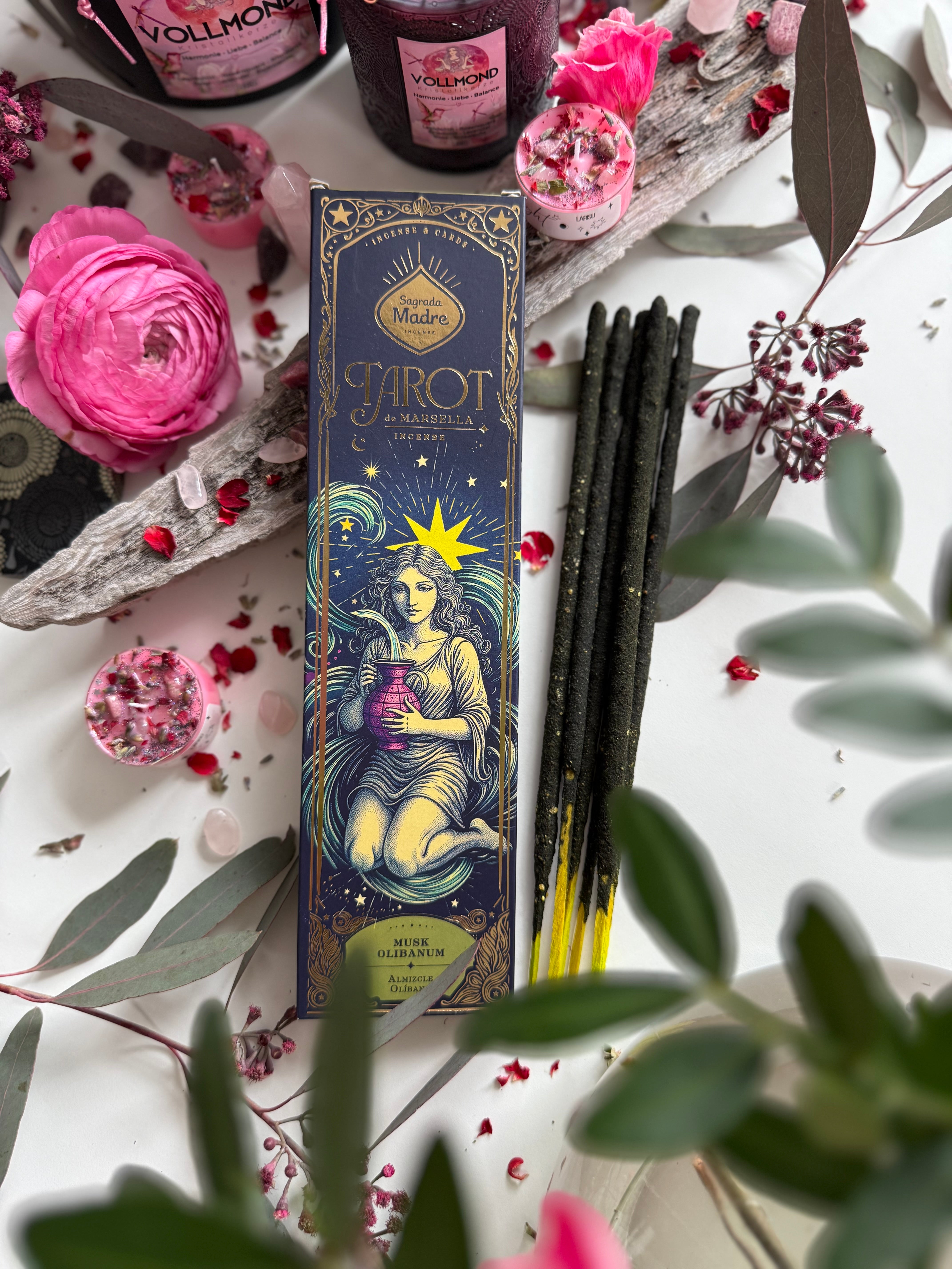 Räucherstäbchen Tarot von Marseille •  Moschus und Olibanum - Heilige Mutter
