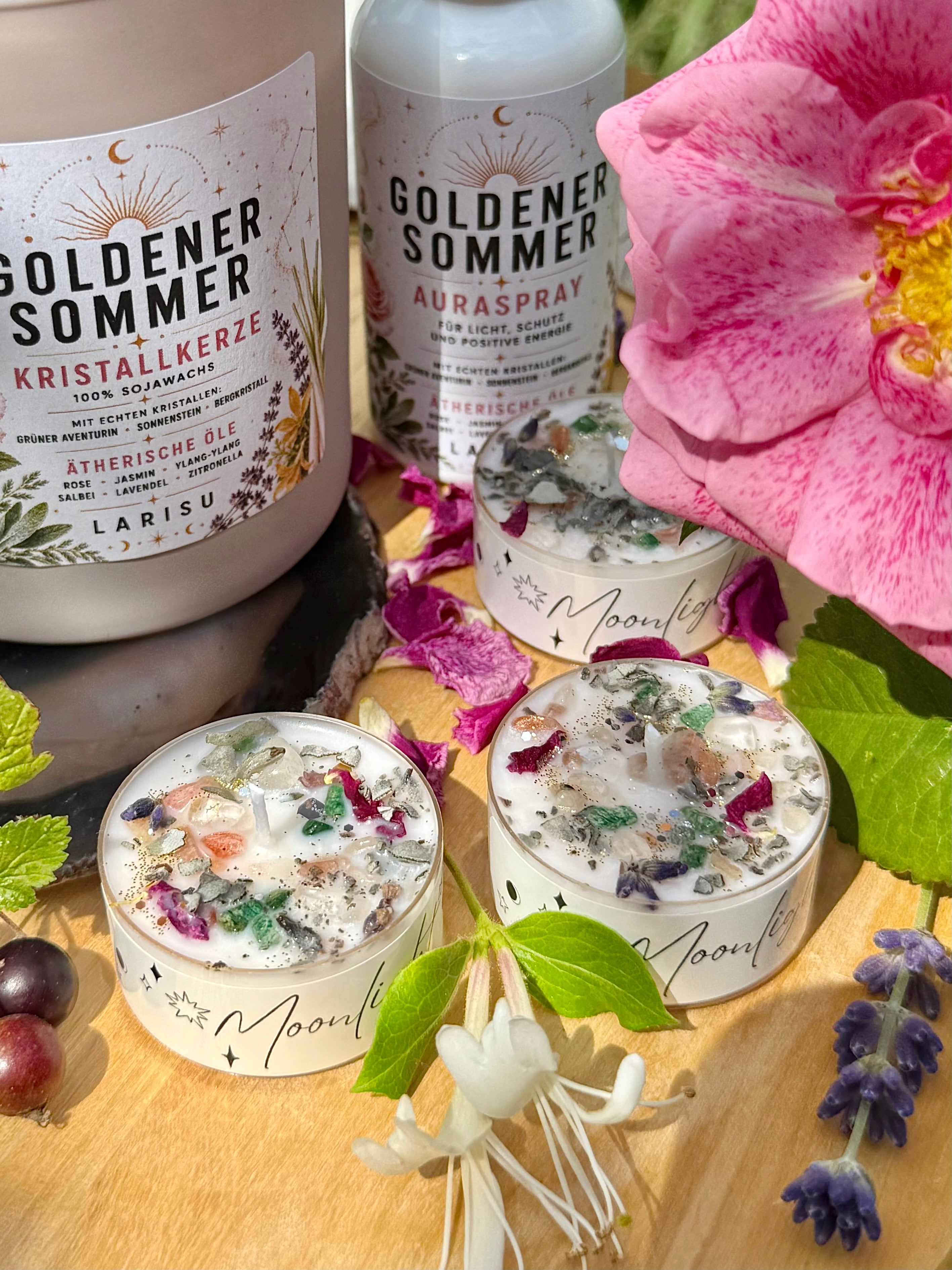Moonlight Teelicht „Goldener Sommer“, limitiert