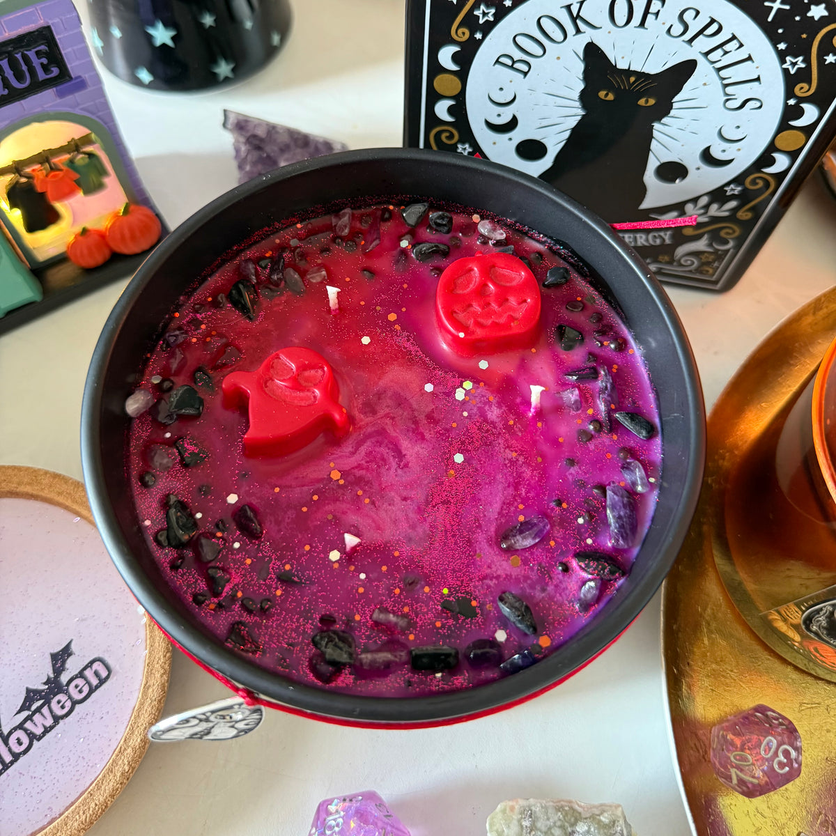 XL Halloween Kerze „BLOODY CHERRY“