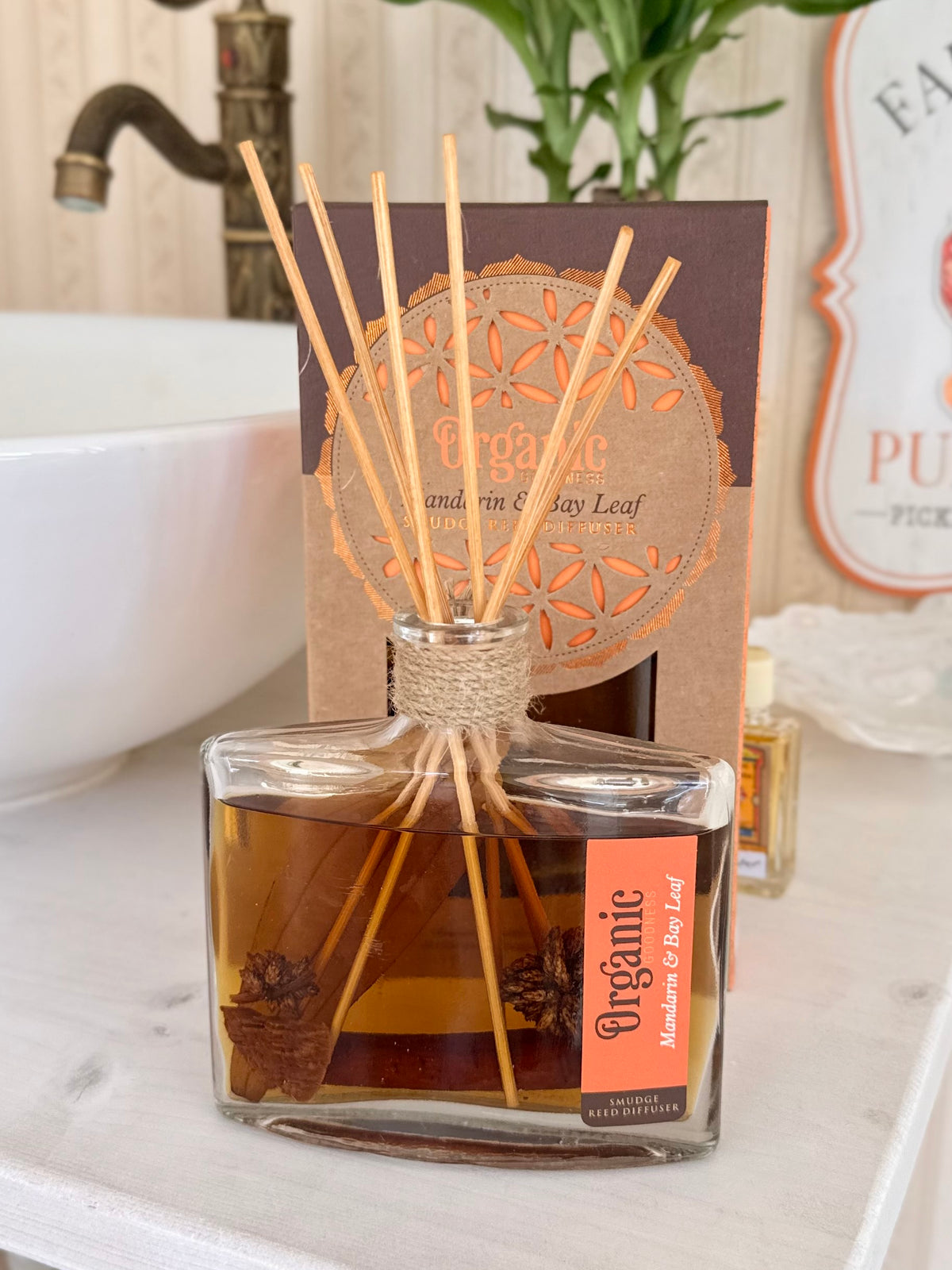 Duftstäbchen Diffuser Mandarine & Lorbeer