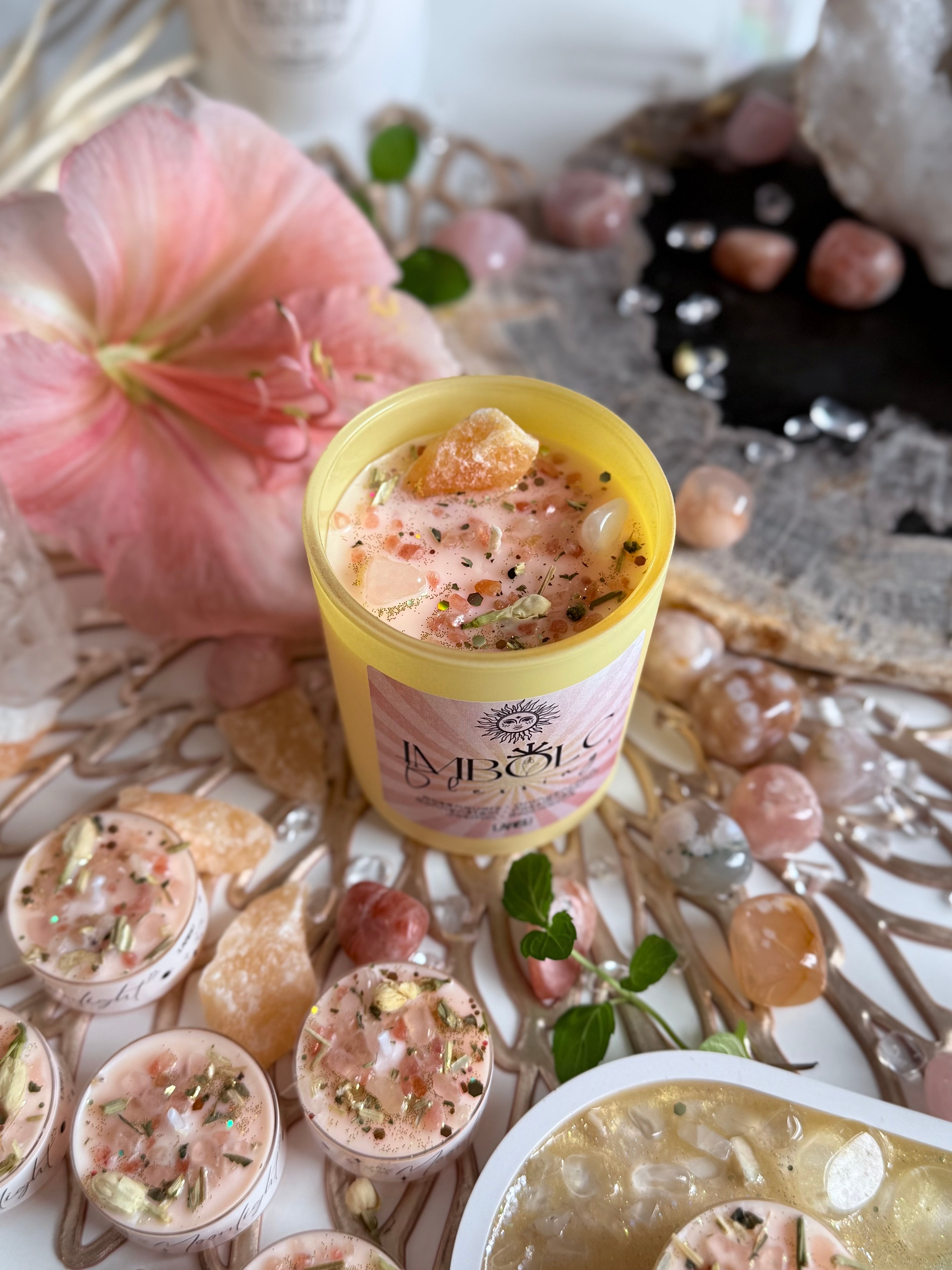 Imbolc Kristallkerze, limitiert