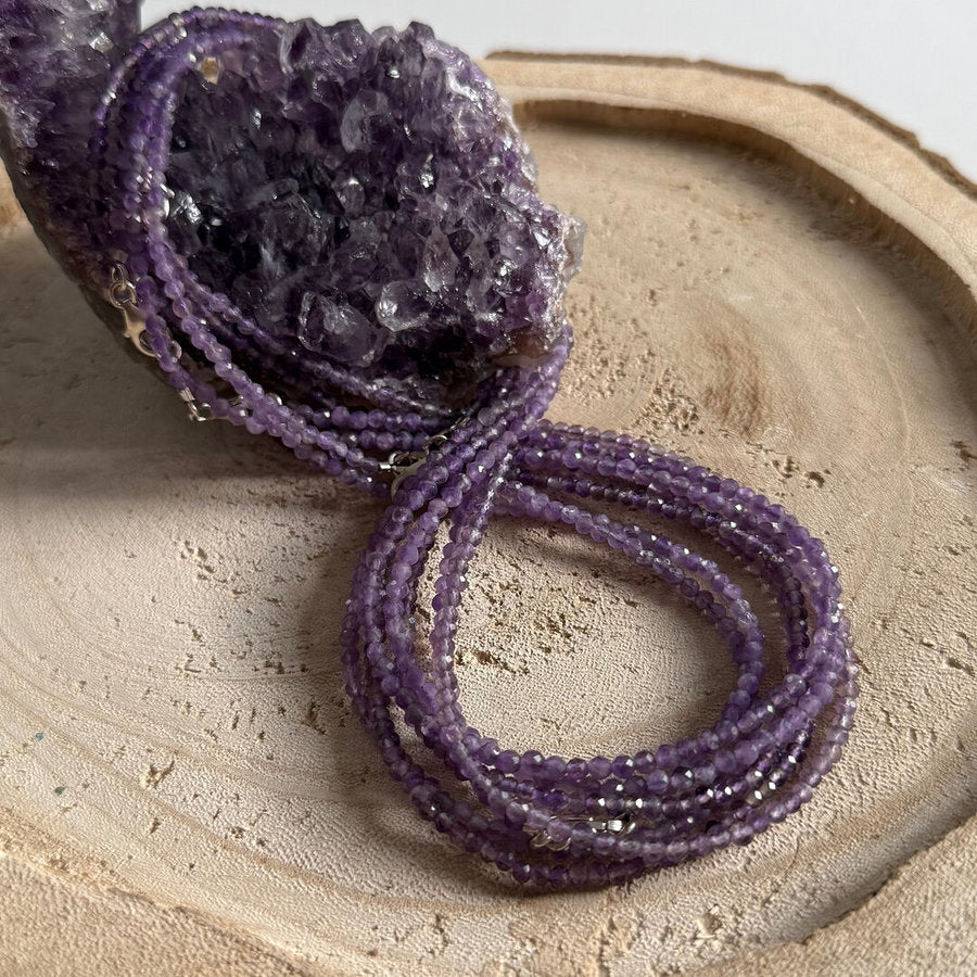 Halskette mit Amethyst