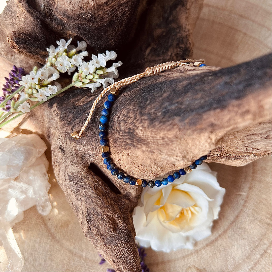 Armband Lapislazuli verstellbar