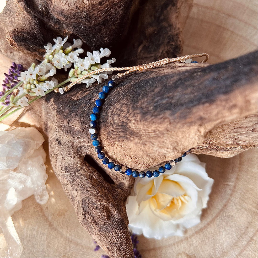 Armband Lapislazuli verstellbar