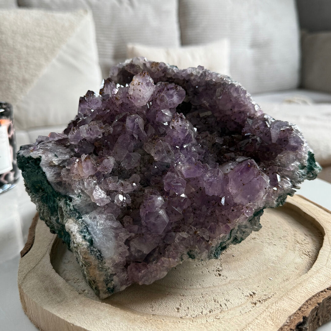 Amethyst Drusenstück Einzelstück