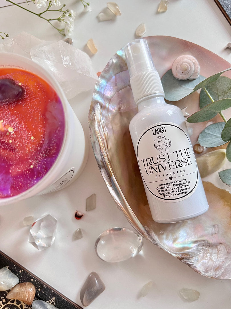 Auraspray „TRUST THE UNIVERSE“ mit Amethyst, limitiert