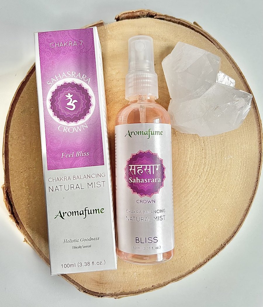 Smudgespray 7. Chakra Kronenchakra Sahasrara 100ml - Balance, Spiritualität, höchste Erkenntnis