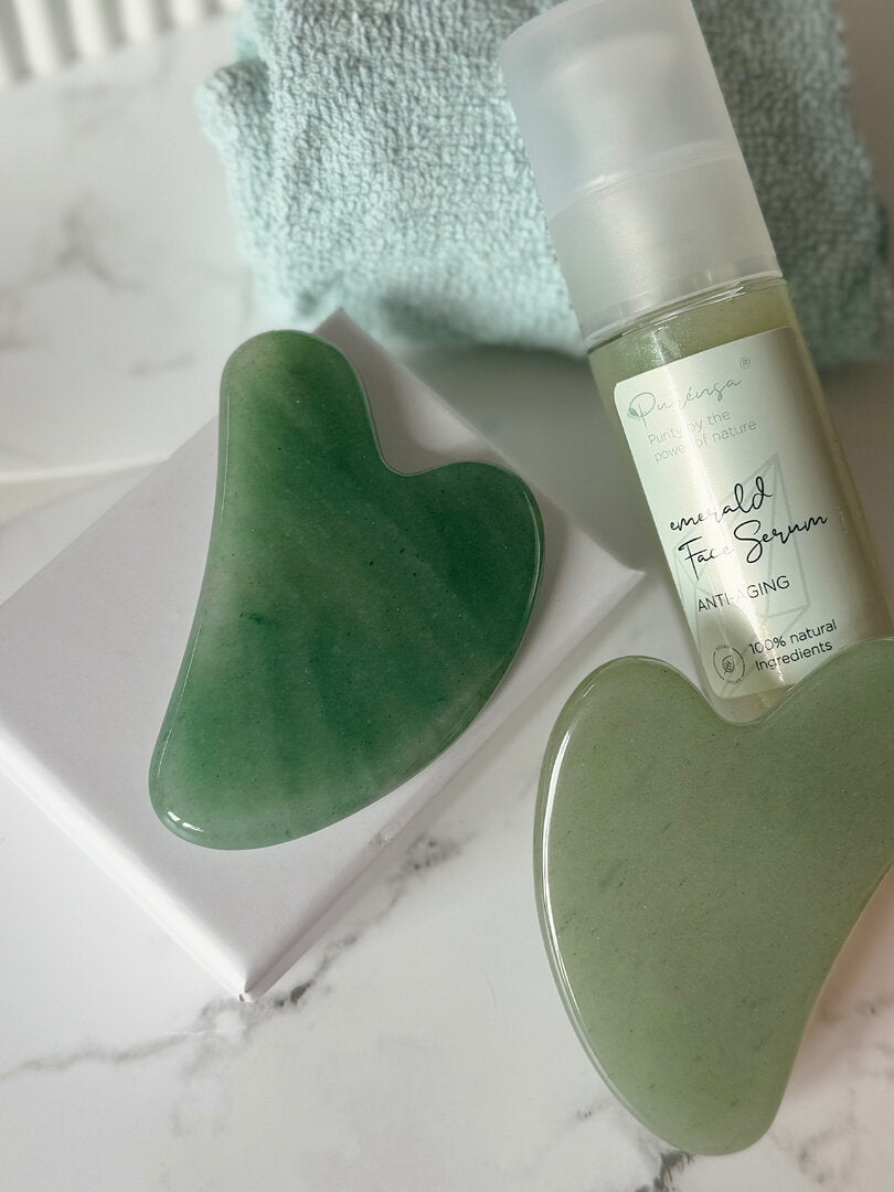 Aventurin Gua Sha Massage Stein